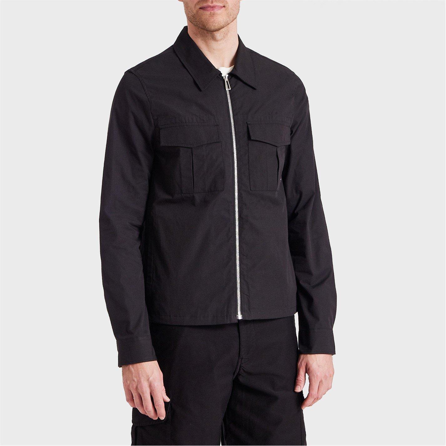 Black 79 - PS Paul Smith - Men's Cotton Zip Long Sleeve Overshirt - 3
