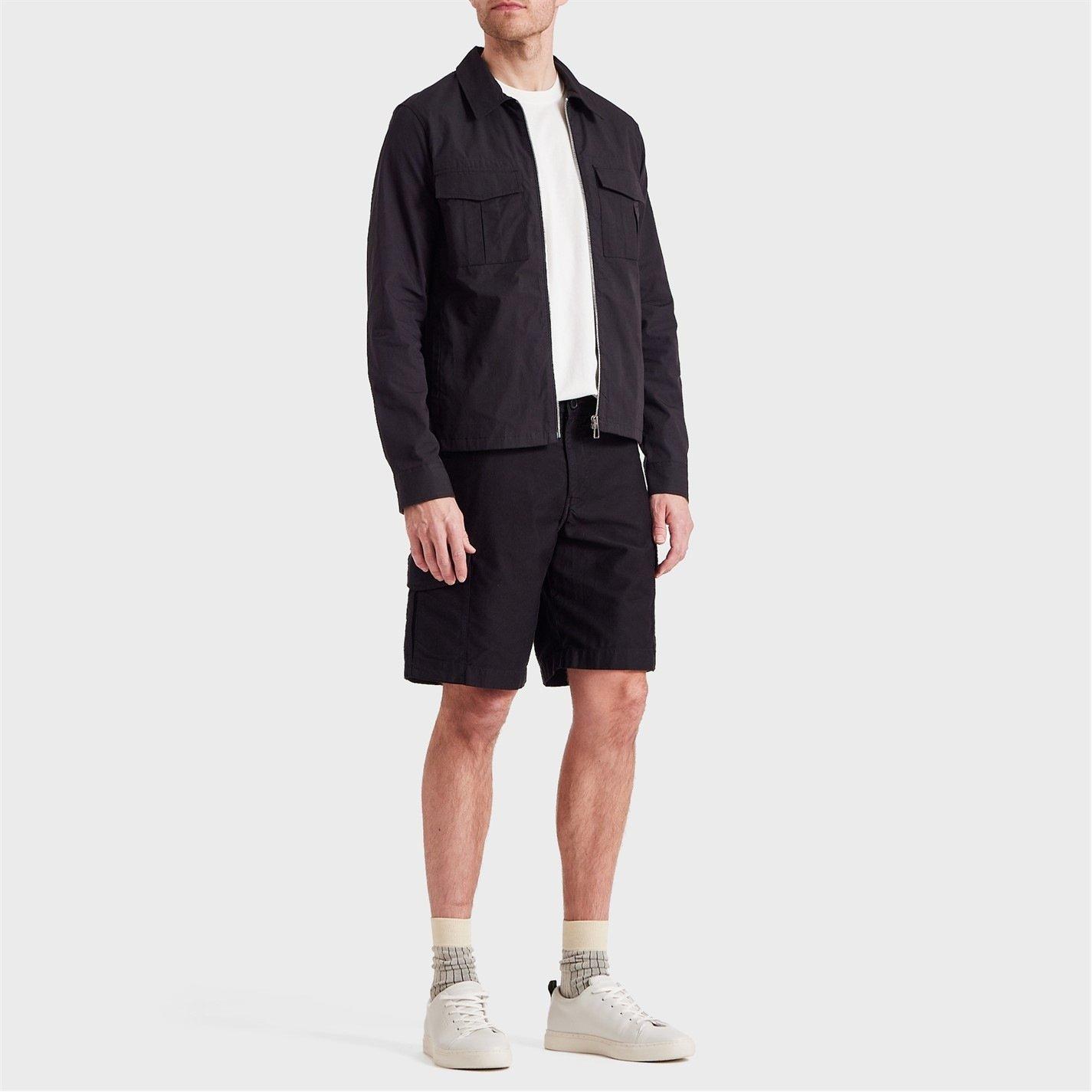 Black 79 - PS Paul Smith - Men's Cotton Zip Long Sleeve Overshirt - 7