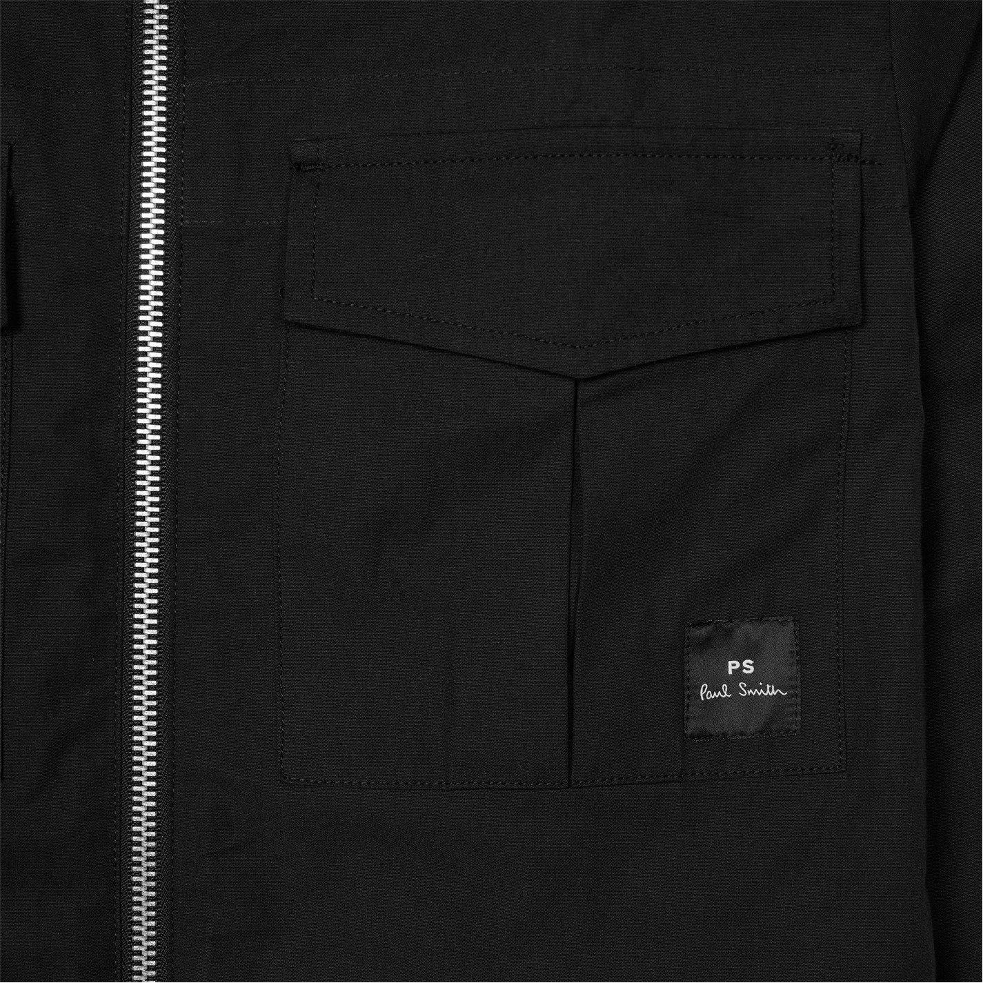 Black 79 - PS Paul Smith - Men's Cotton Zip Long Sleeve Overshirt - 9