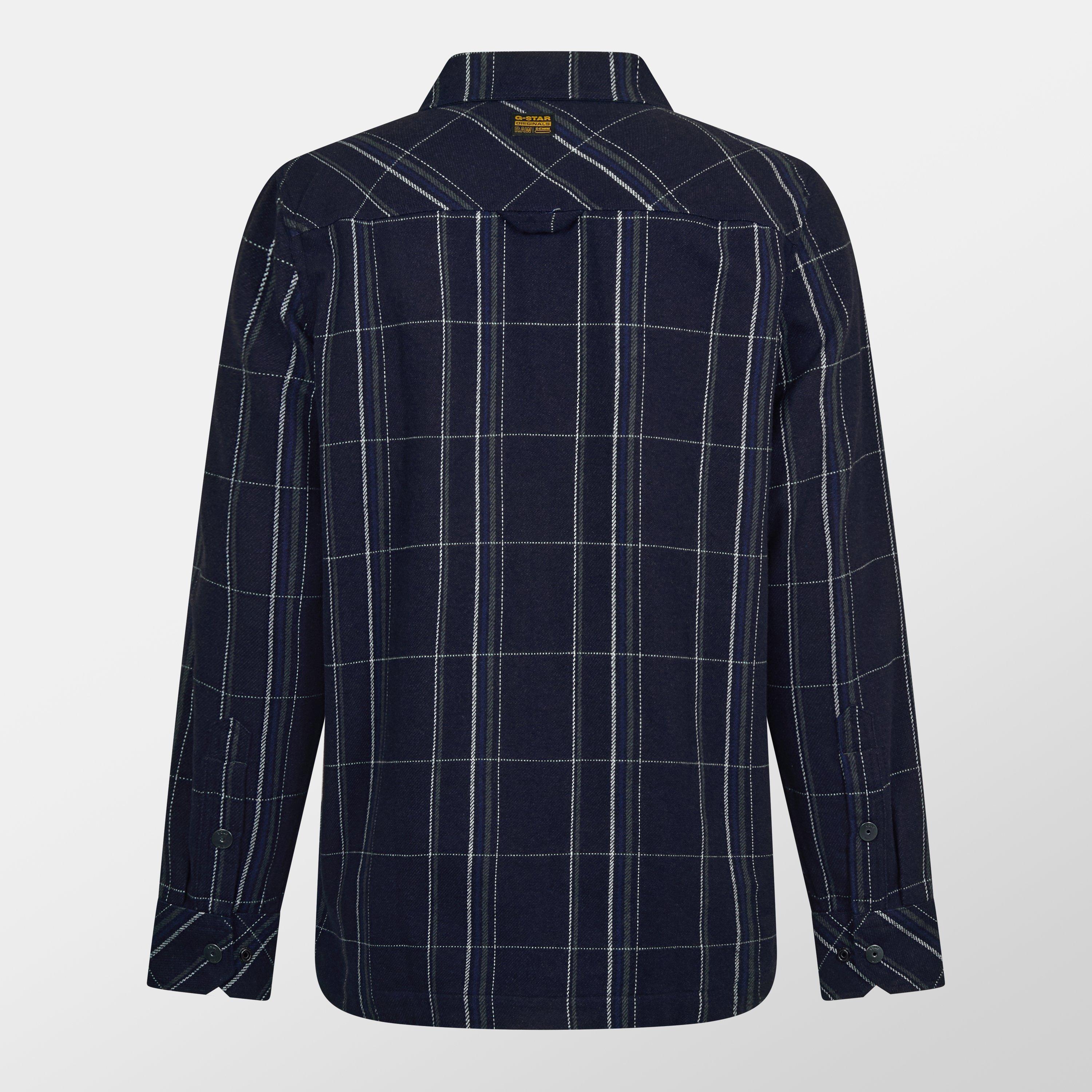 G Star Men's GPO Zipped Long Sleeve Overshirt | Sports World