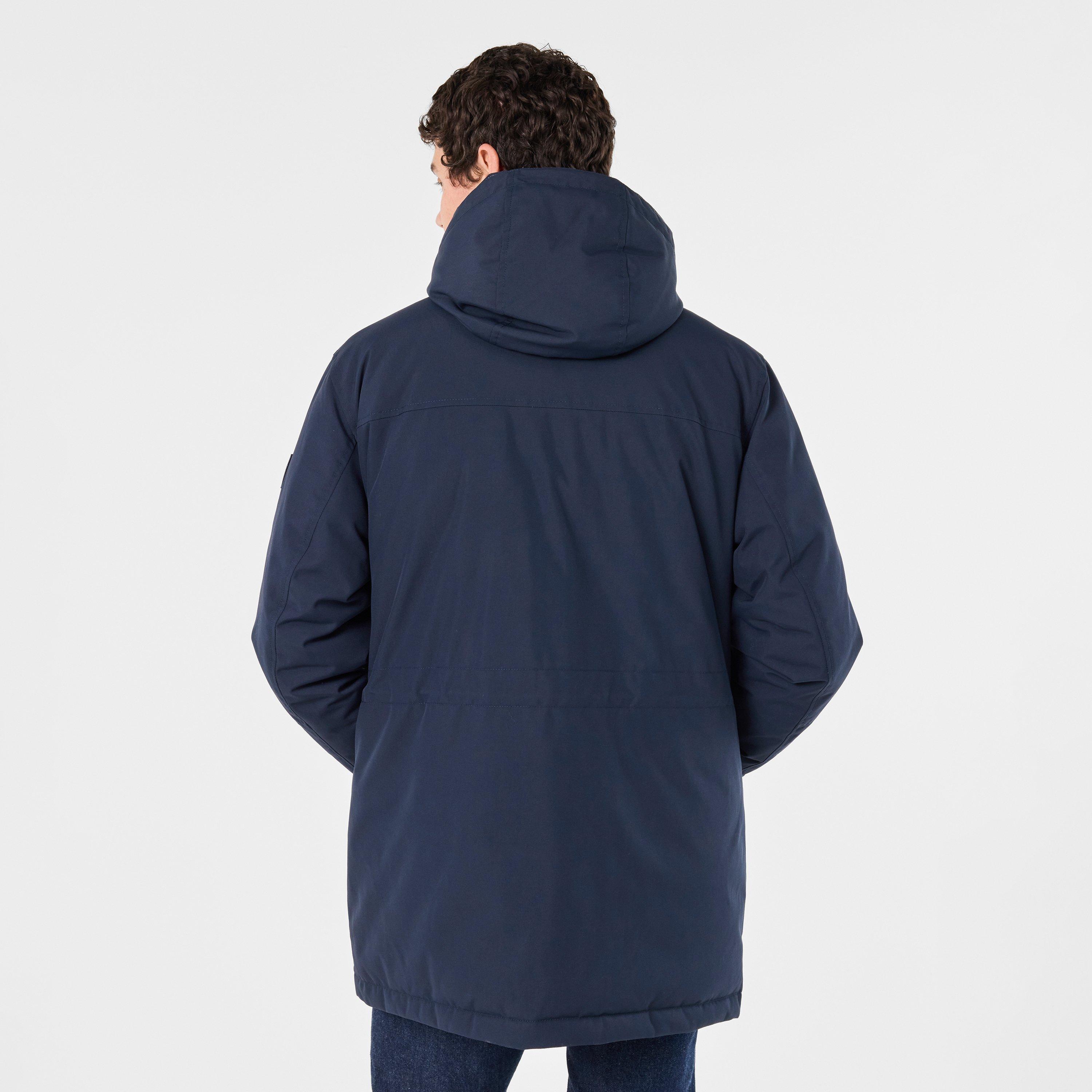 Dark Blue 404 - Boss - Men's H-Detoni Hooded Long Sleeve Button Parka - 4