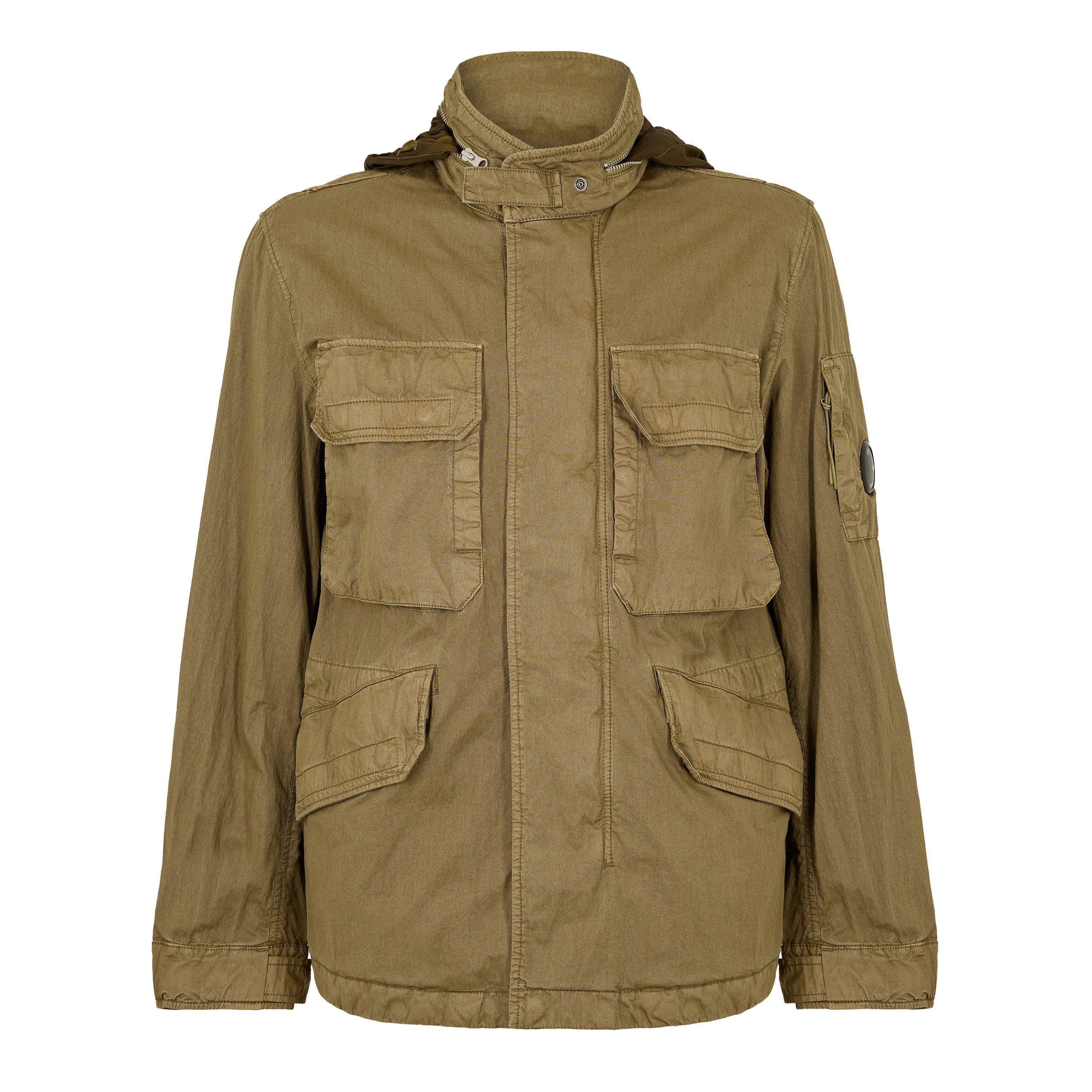 Cp Company Men's Cp Wax Field Jkt Sn61 - Dried Herb 644 - L (50)