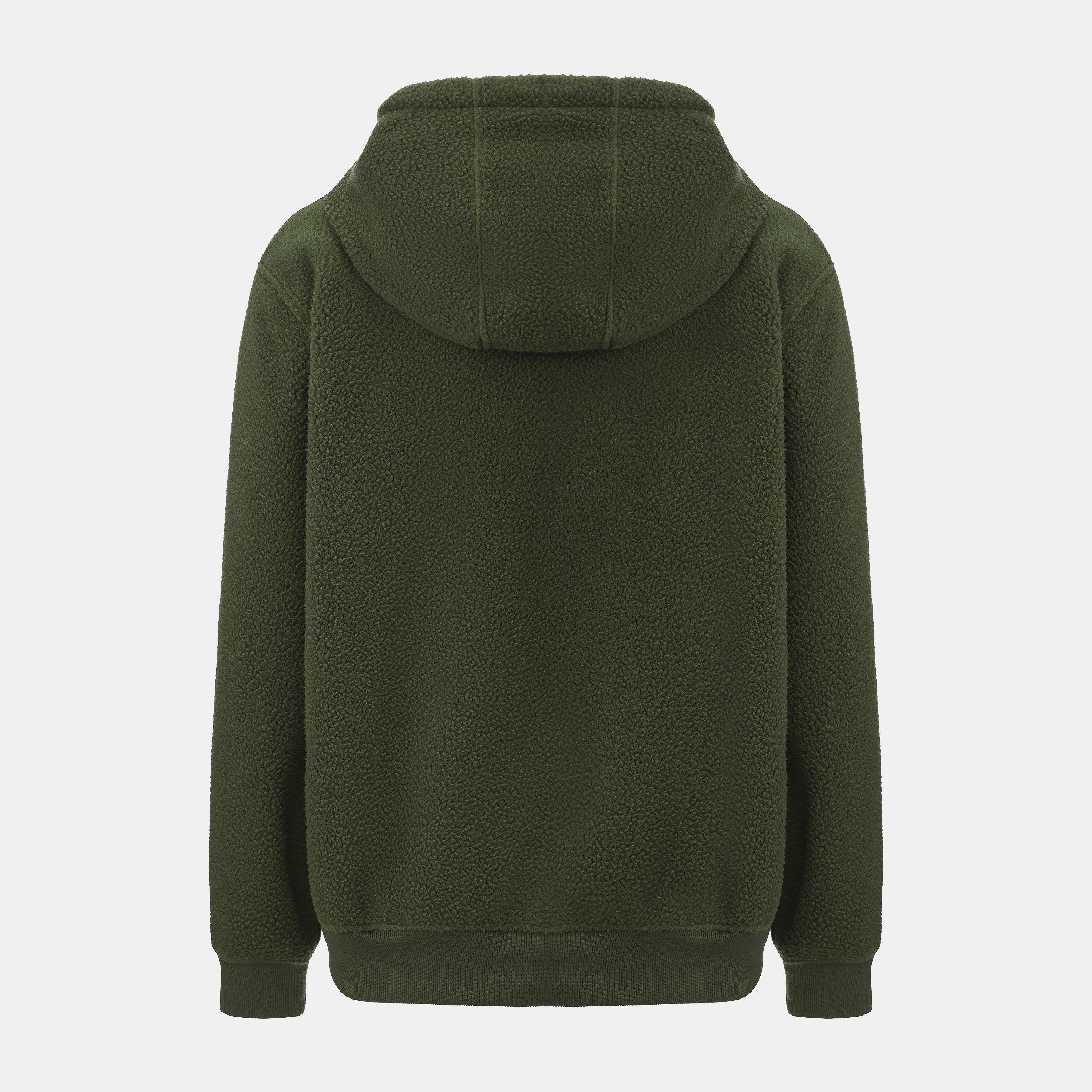 Kaki - Gelert - Sherpa Jacket Hoodie Mens - 2