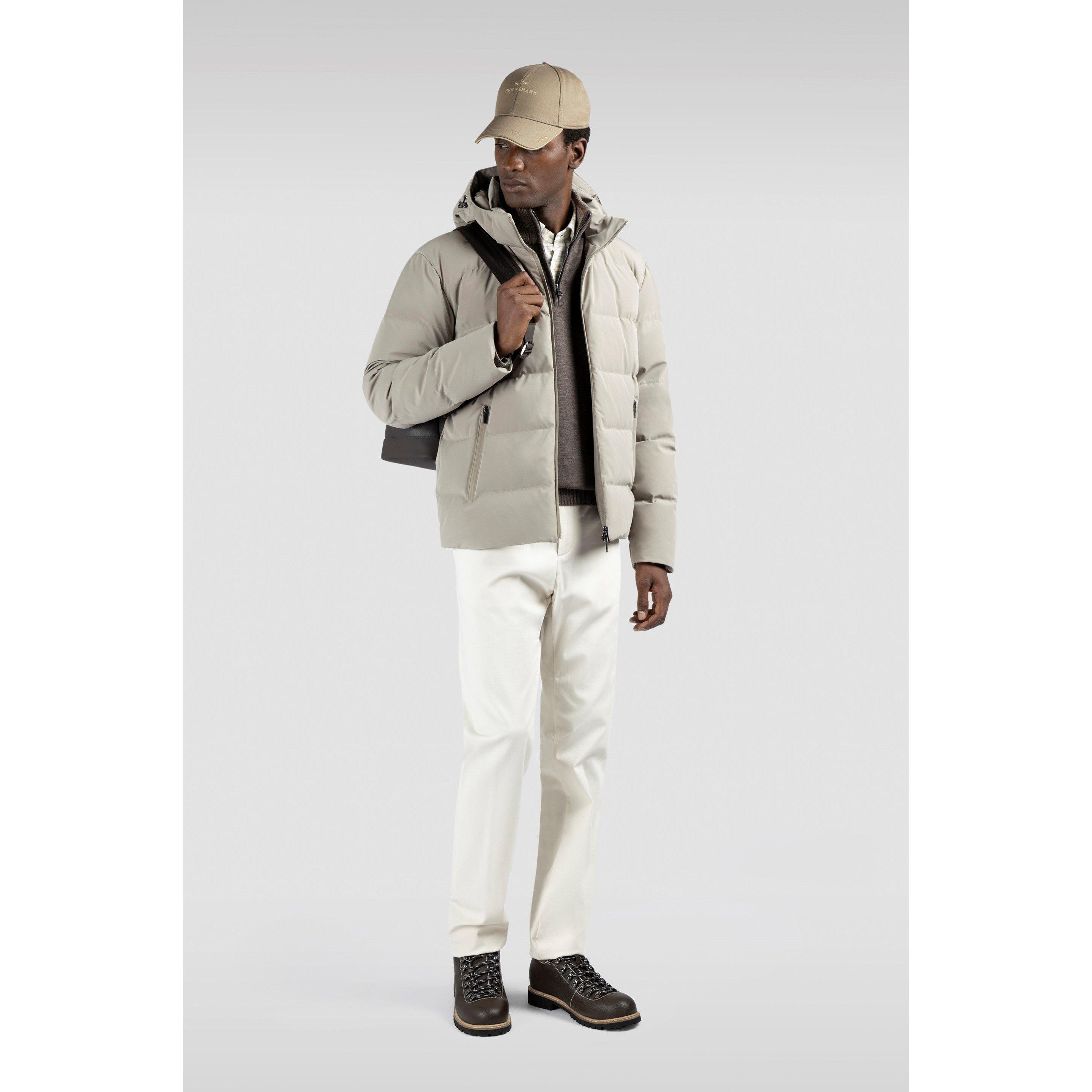 Beige - Paul And Shark - Men's Typhoon Short Puffer Jacket - 5