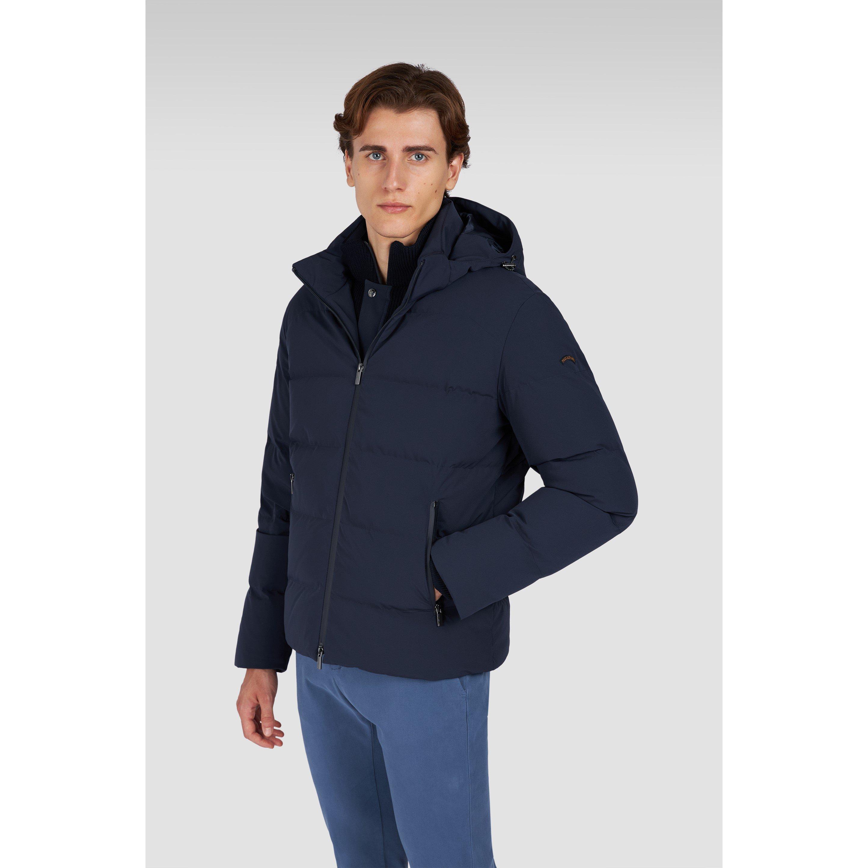 Navy - Paul And Shark - Men's Typhoon Short Puffer Jacket - 2