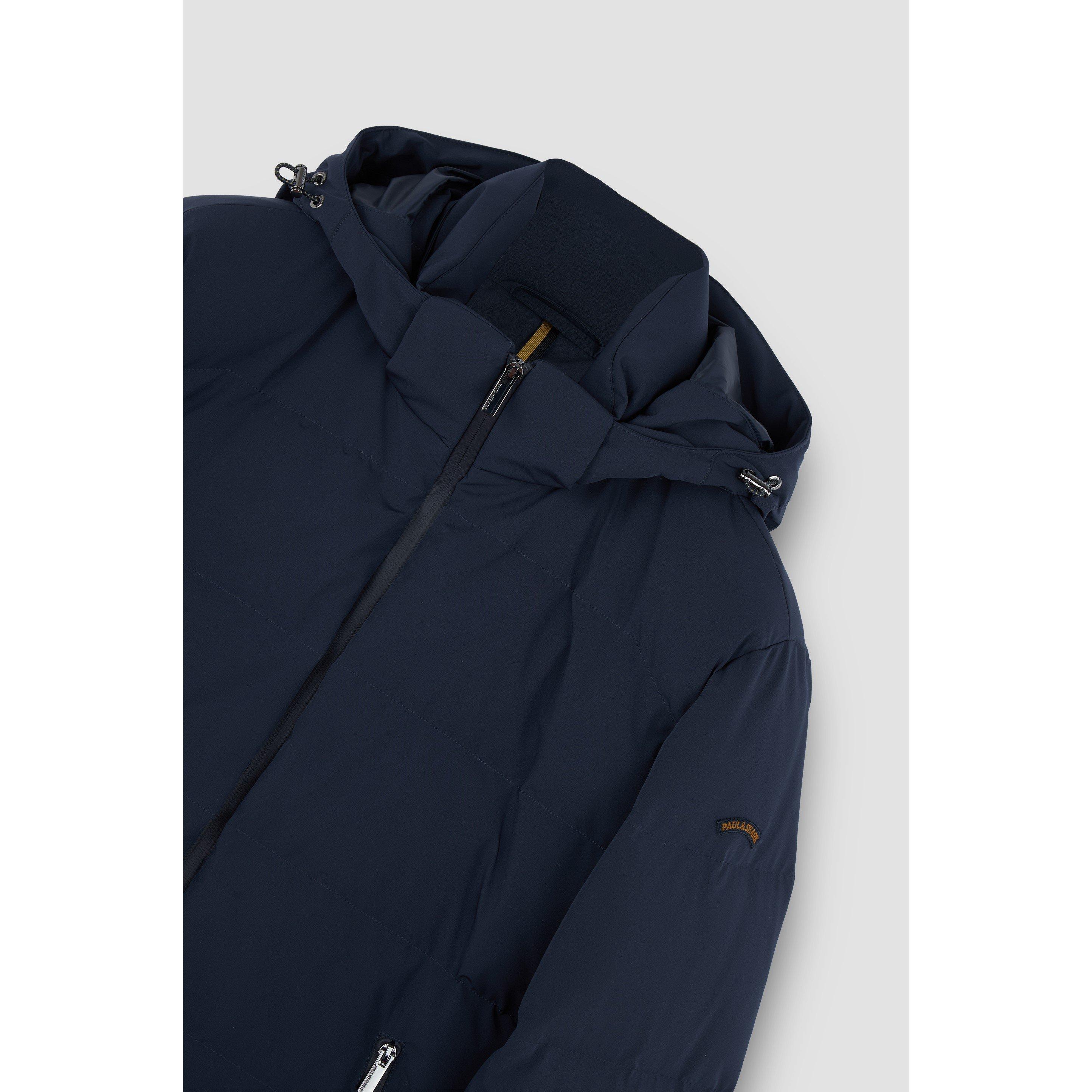 Navy - Paul And Shark - Men's Typhoon Short Puffer Jacket - 4