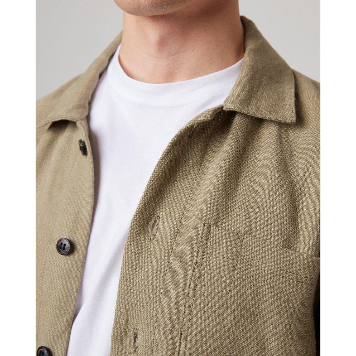 Sage - Peregrine - Windsor Linen Shacket - 4
