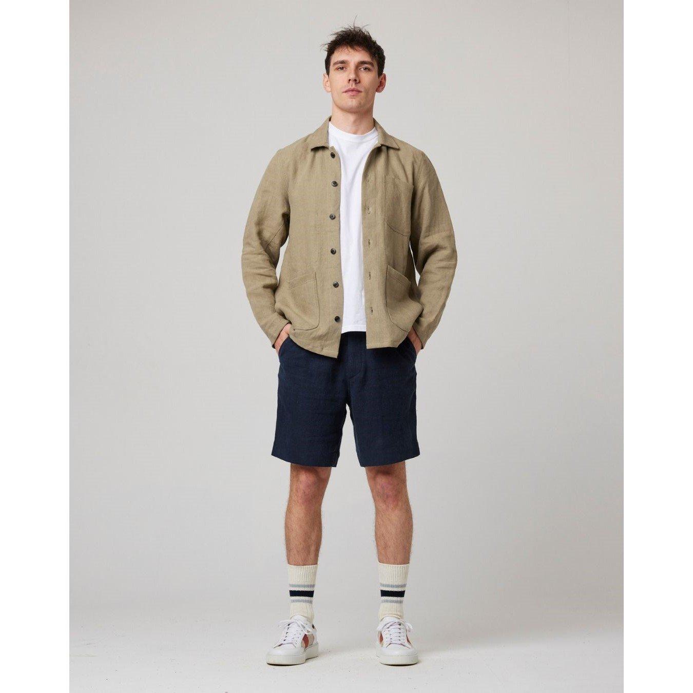 Sage - Peregrine - Windsor Linen Shacket - 5