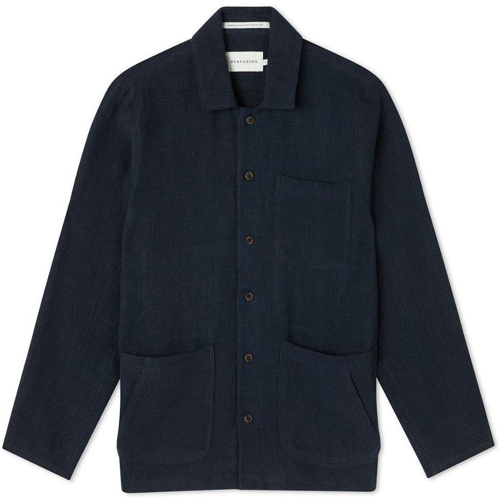 Navy - Peregrine - Windsor Linen Shacket - 1