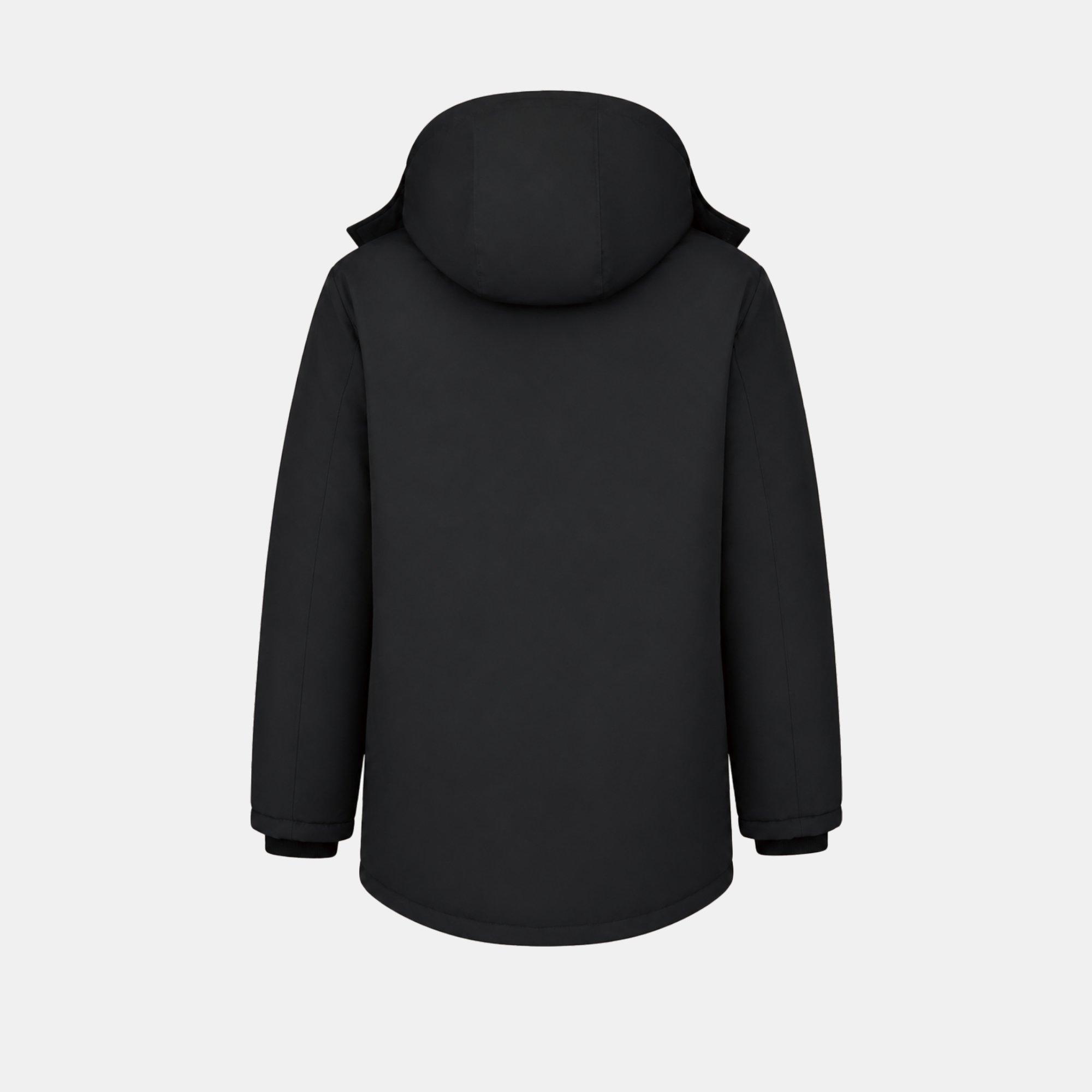 Black - Jack Wills - JW Wadded Parka Sn64 - 2