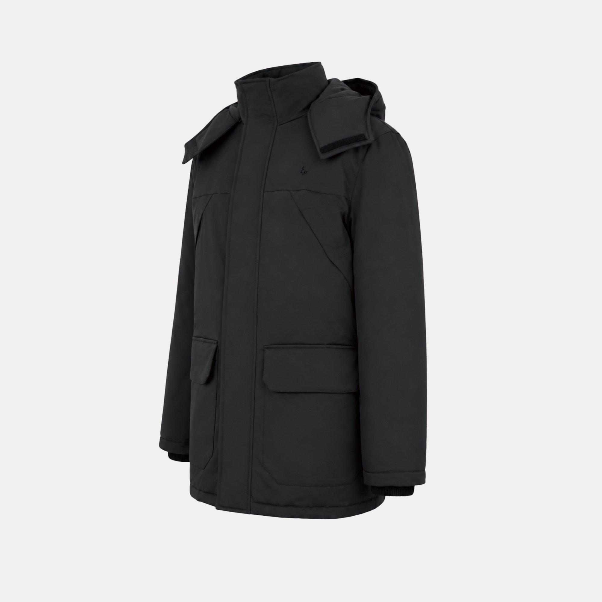 Black - Jack Wills - JW Wadded Parka Sn64 - 3