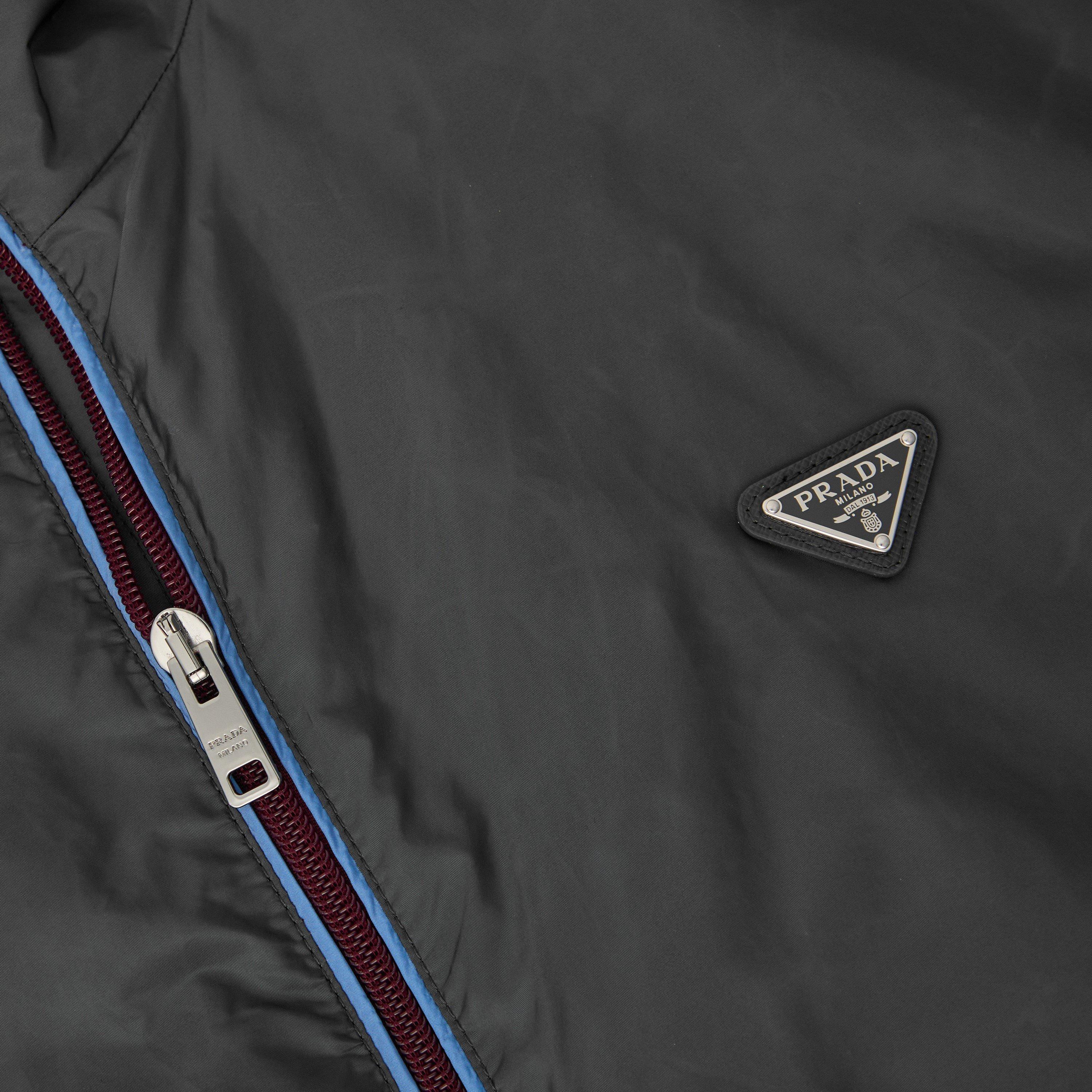 Grey/Red - Prada - Men's Windbreaker - 5