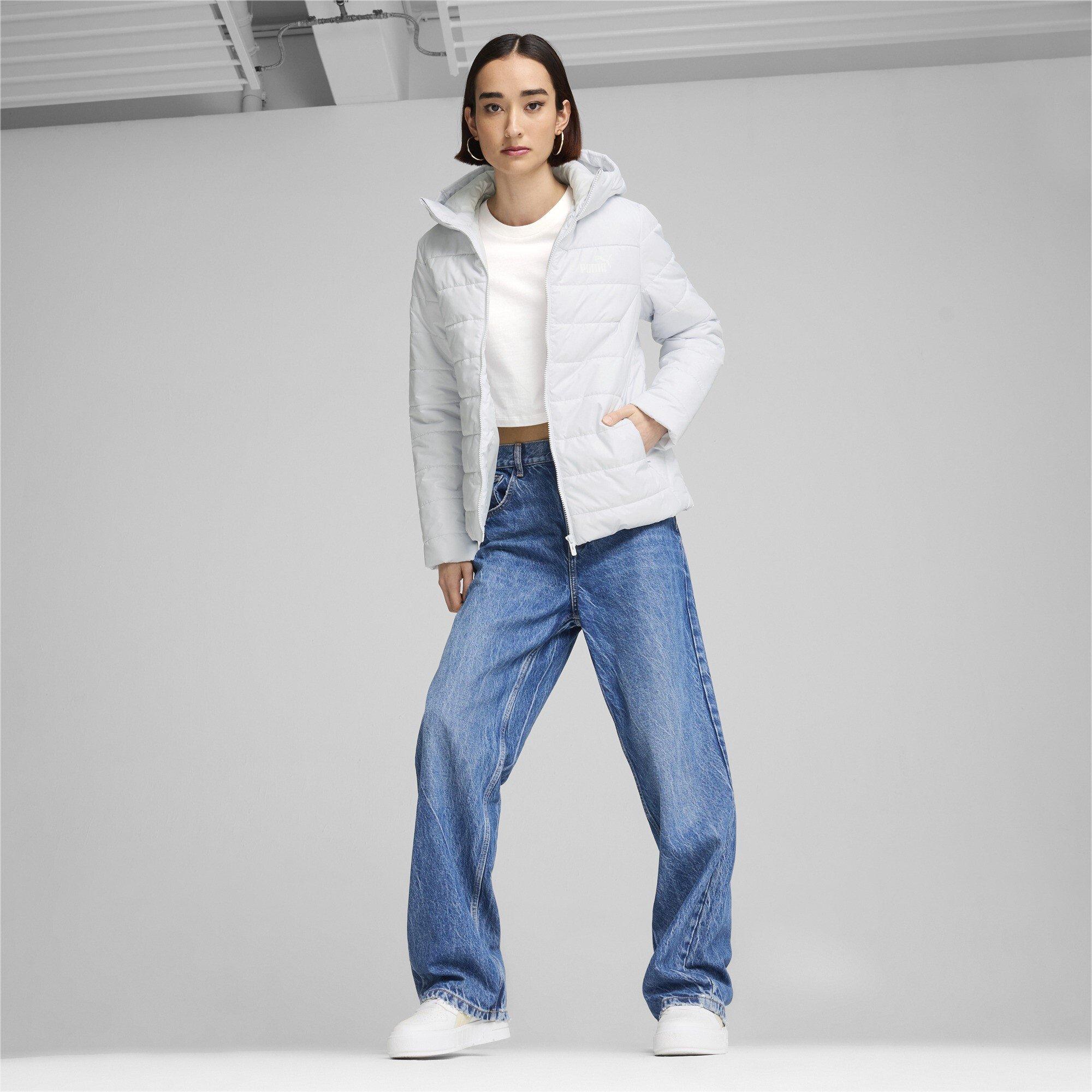 Silver Mist - Puma - Essentials Quilted Puffer Jacket - 4