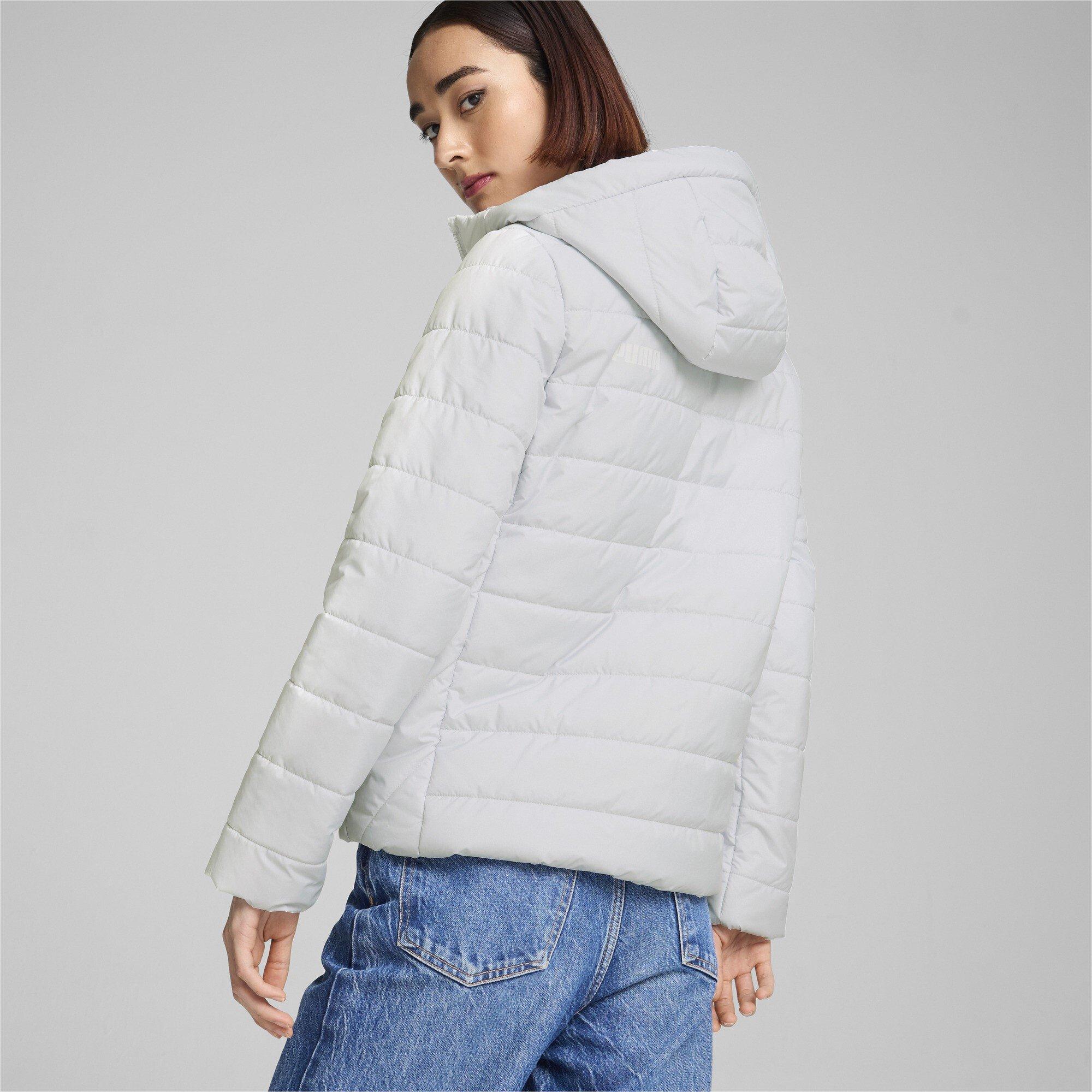 Silver Mist - Puma - Essentials Quilted Puffer Jacket - 5