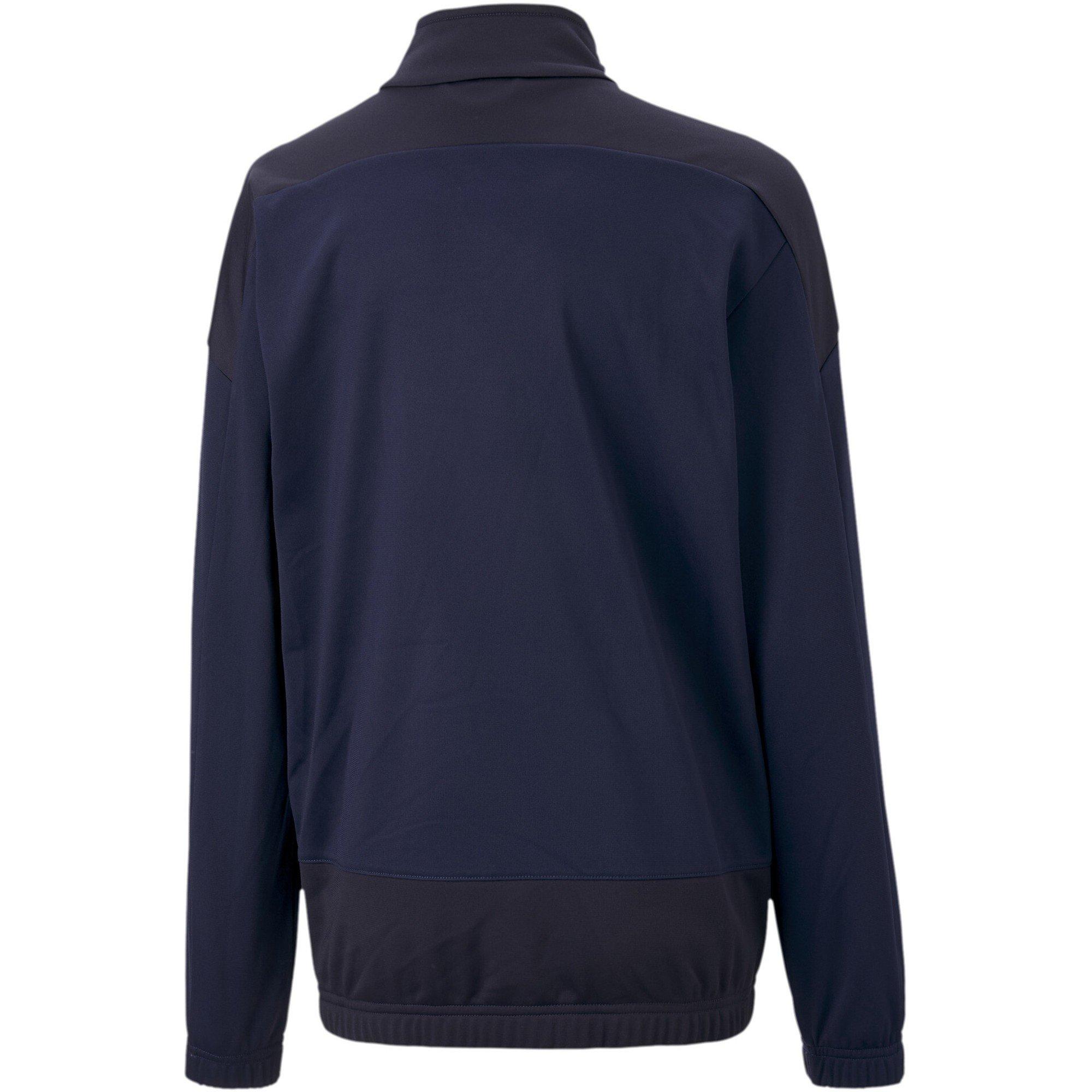 Peacoat/Blue - Puma - Kids' Team Goal Long Sleeve Performance Training Jacket - 2