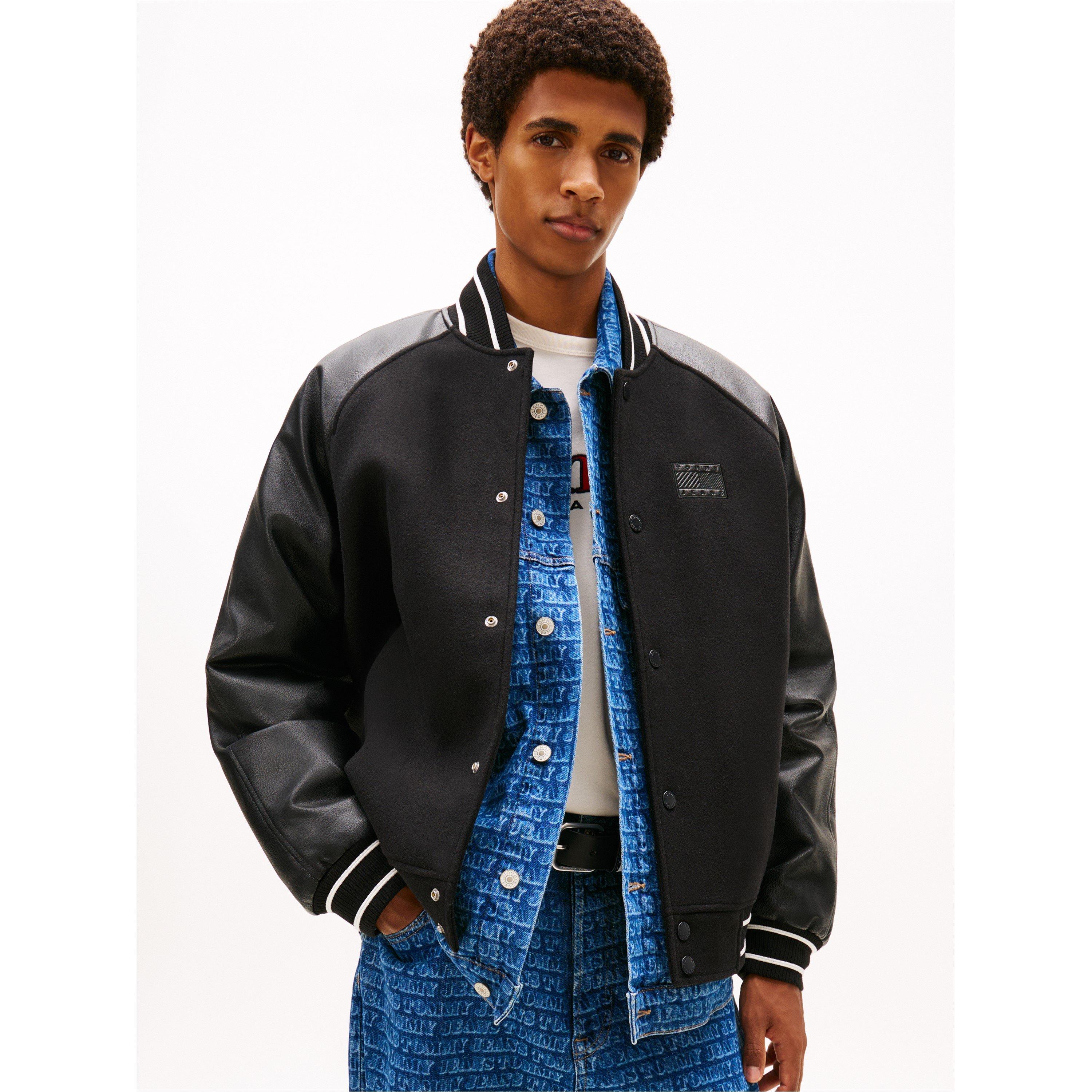 Black - Tommy Jeans - TJ Flag Varsity Jckt Sn61 - 2