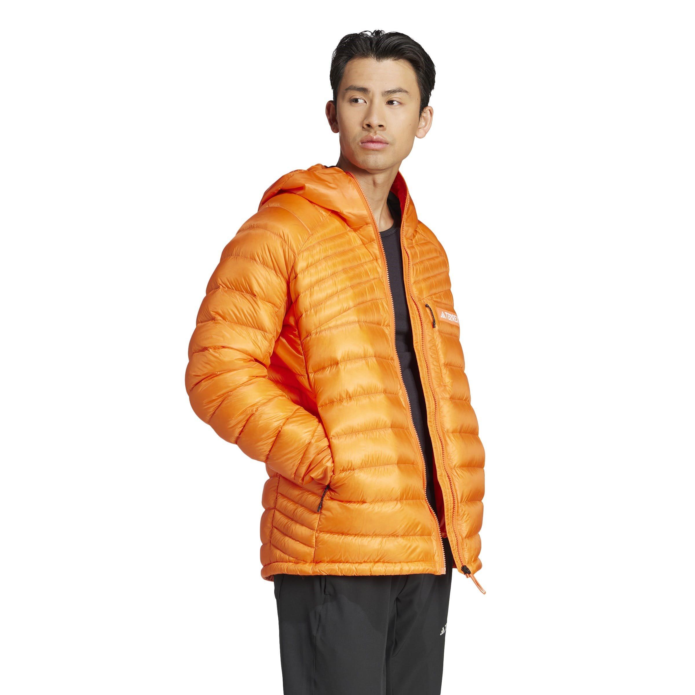 Impact Orange - adidas - Terrex Xperior Cold.Rdy Down Hooded Jacket Mens - 4