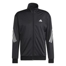 adidas 3 Stripe Knit Softshell Jacket Mens