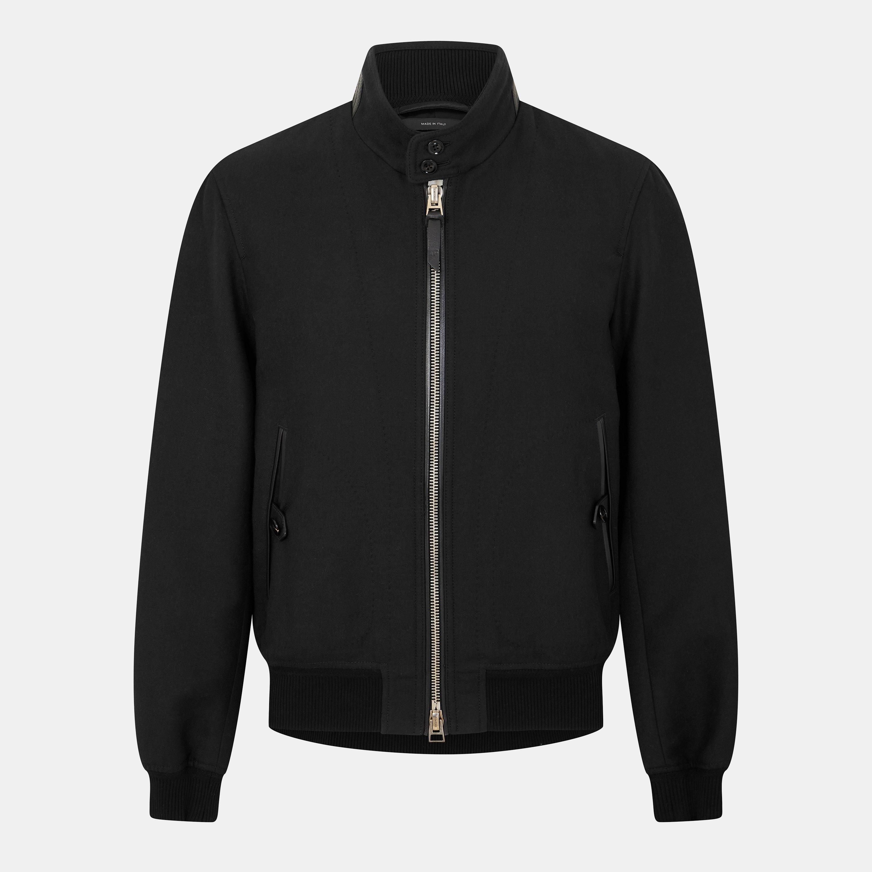 Black - Tom Ford - Men's Harrington Jacket - 1