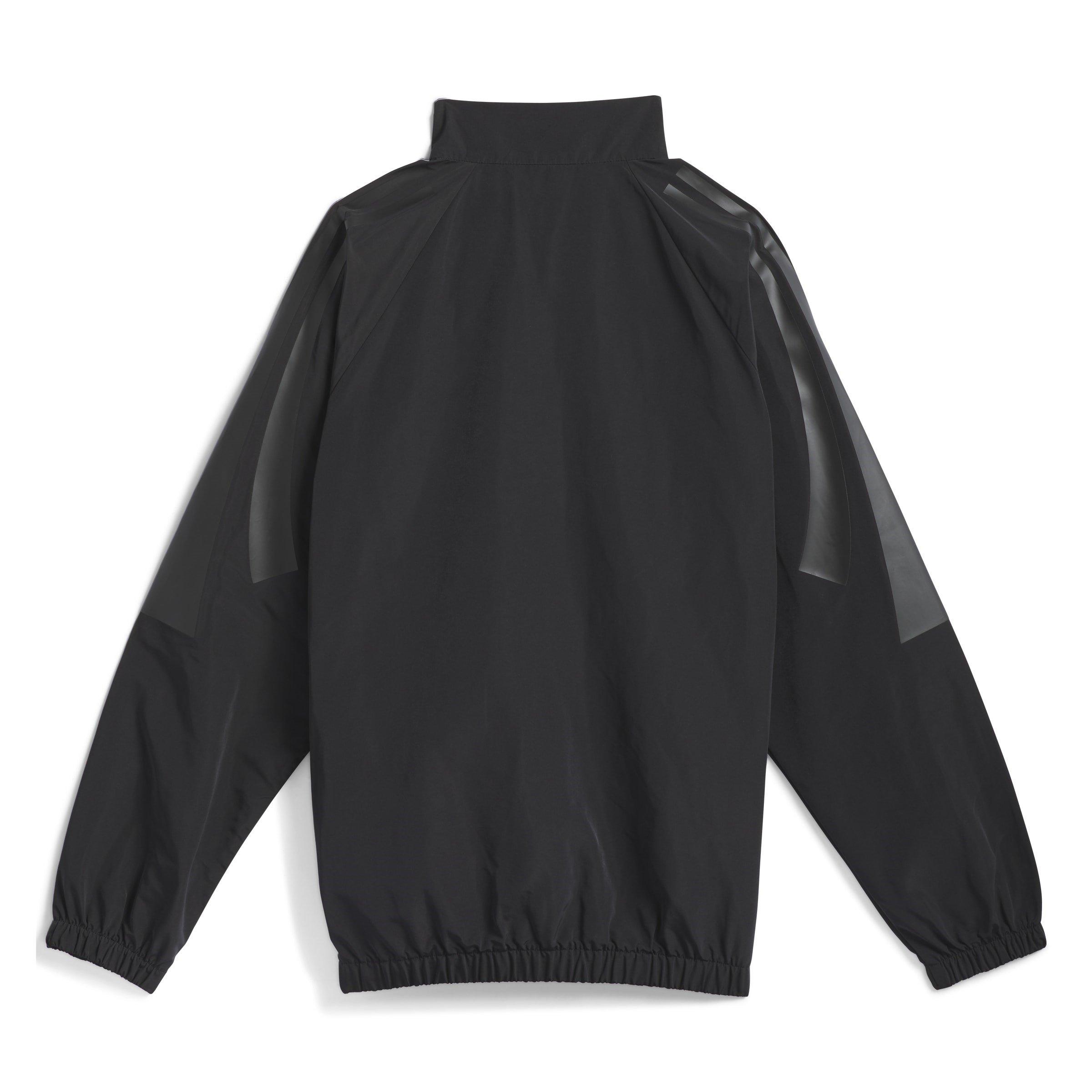 Nero - adidas - Basketball Half Zip Long Sleeve Windbreaker - 2