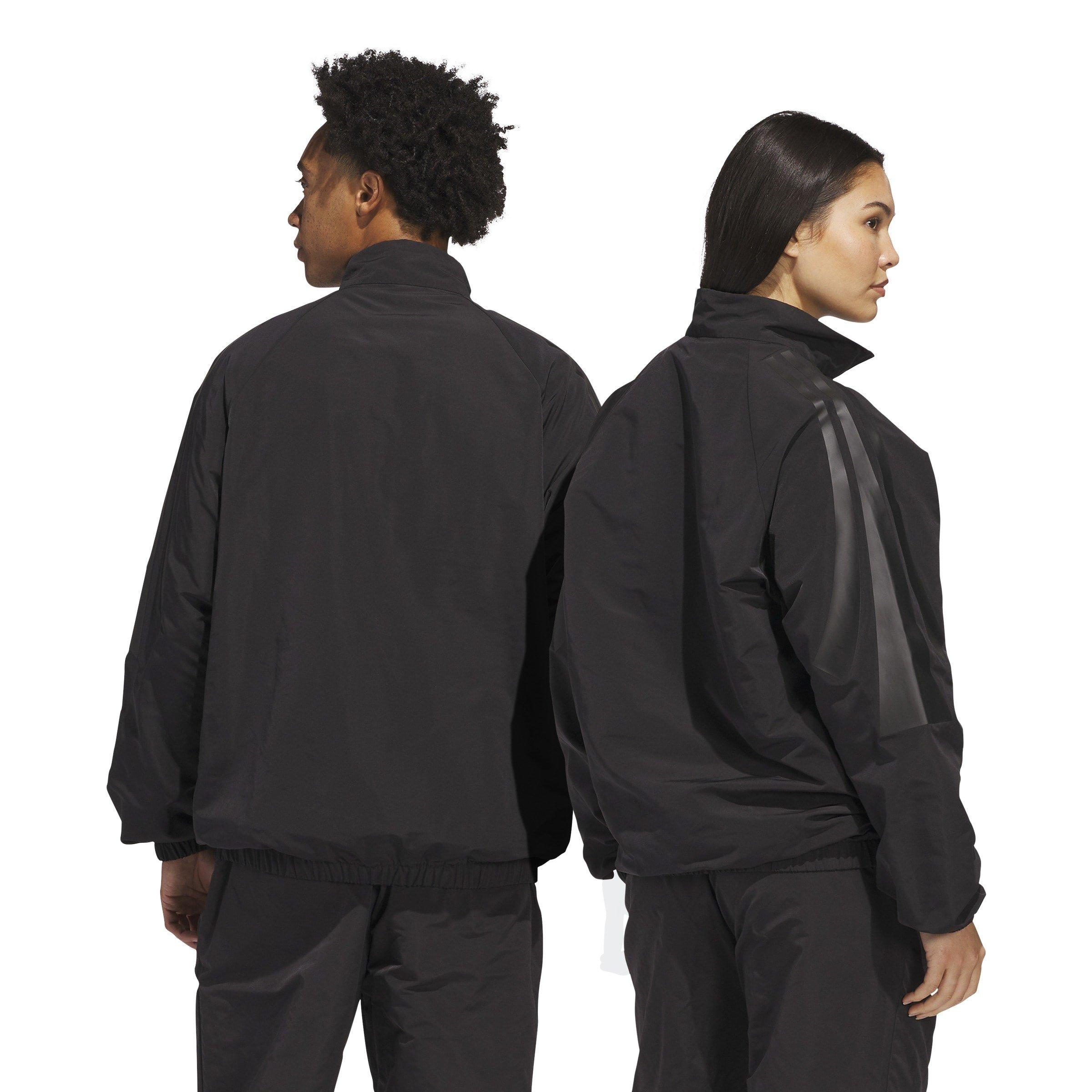 Nero - adidas - Basketball Half Zip Long Sleeve Windbreaker - 4