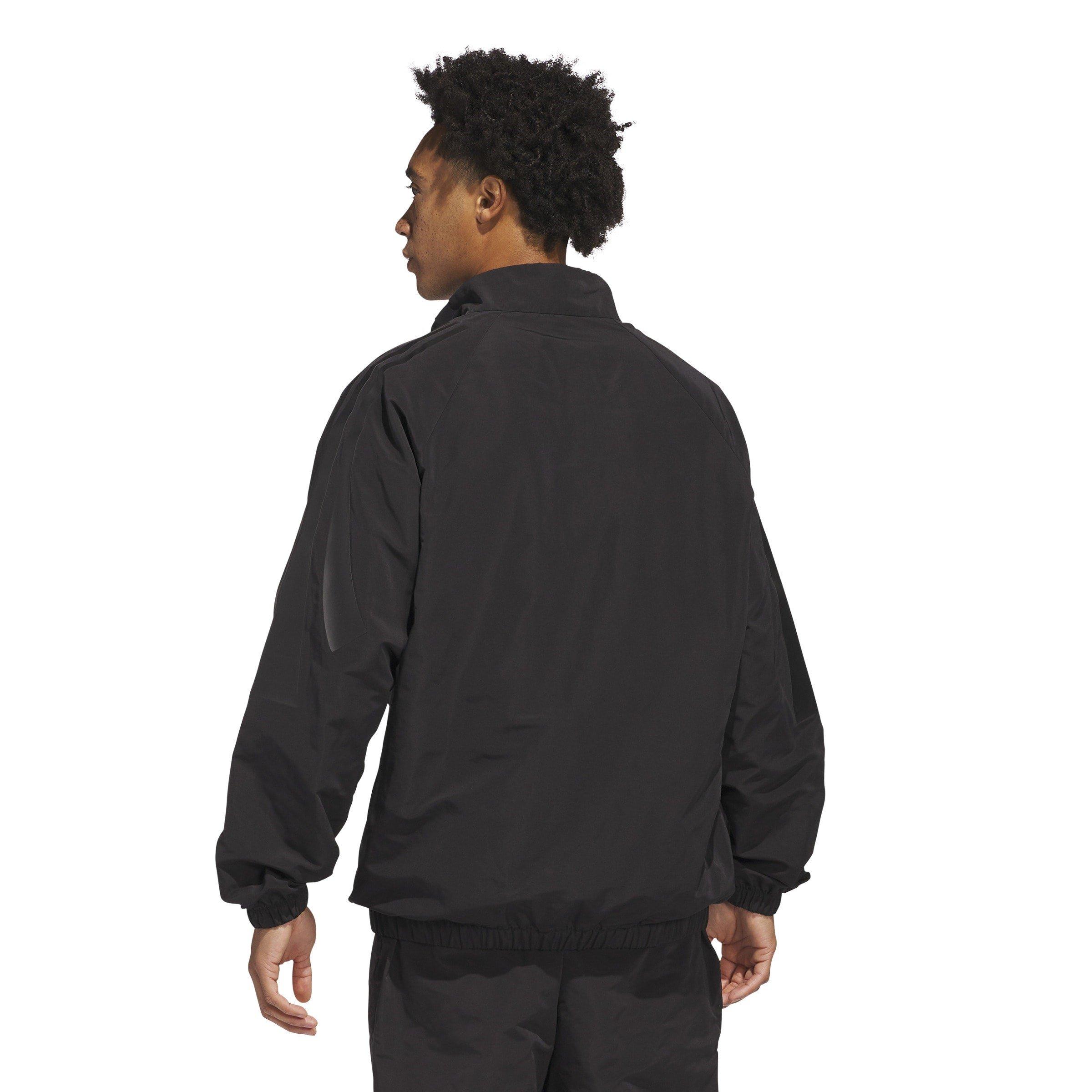 Nero - adidas - Basketball Half Zip Long Sleeve Windbreaker - 6