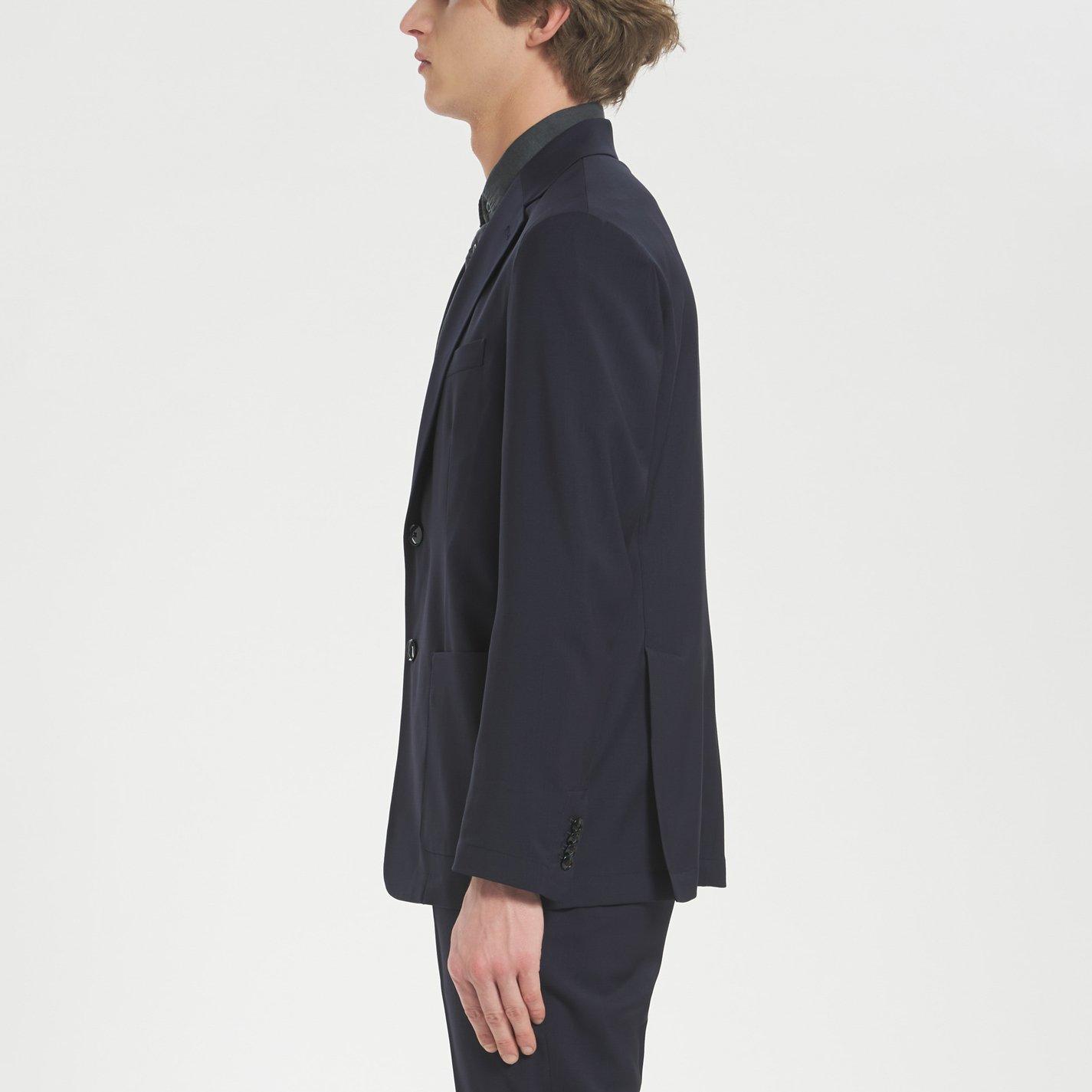 Navy 170 - Barena - Men's Borgo Virgin Wool Long Sleeve Blazer - 2