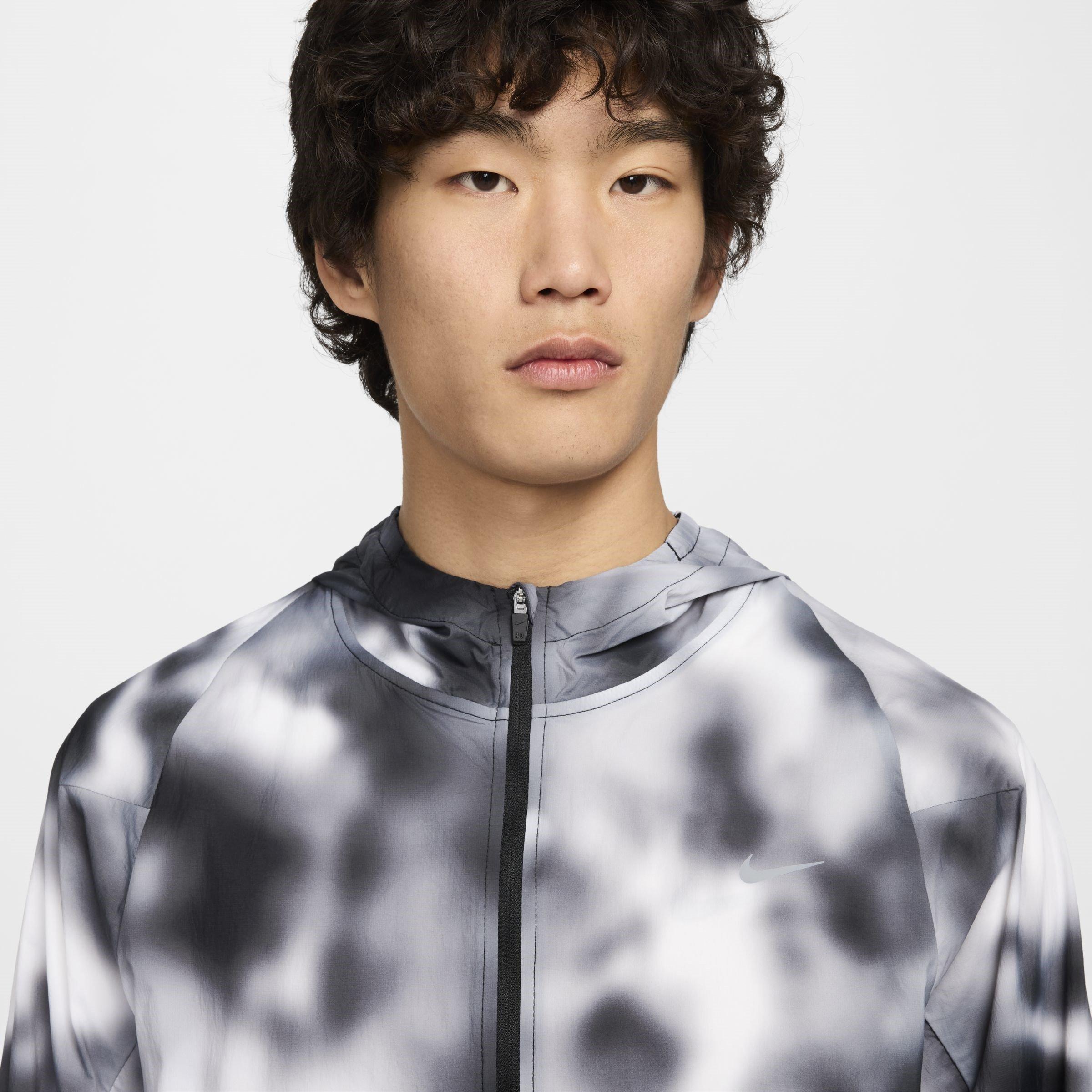 Black/White - Nike - Uv Running Jacket - 3