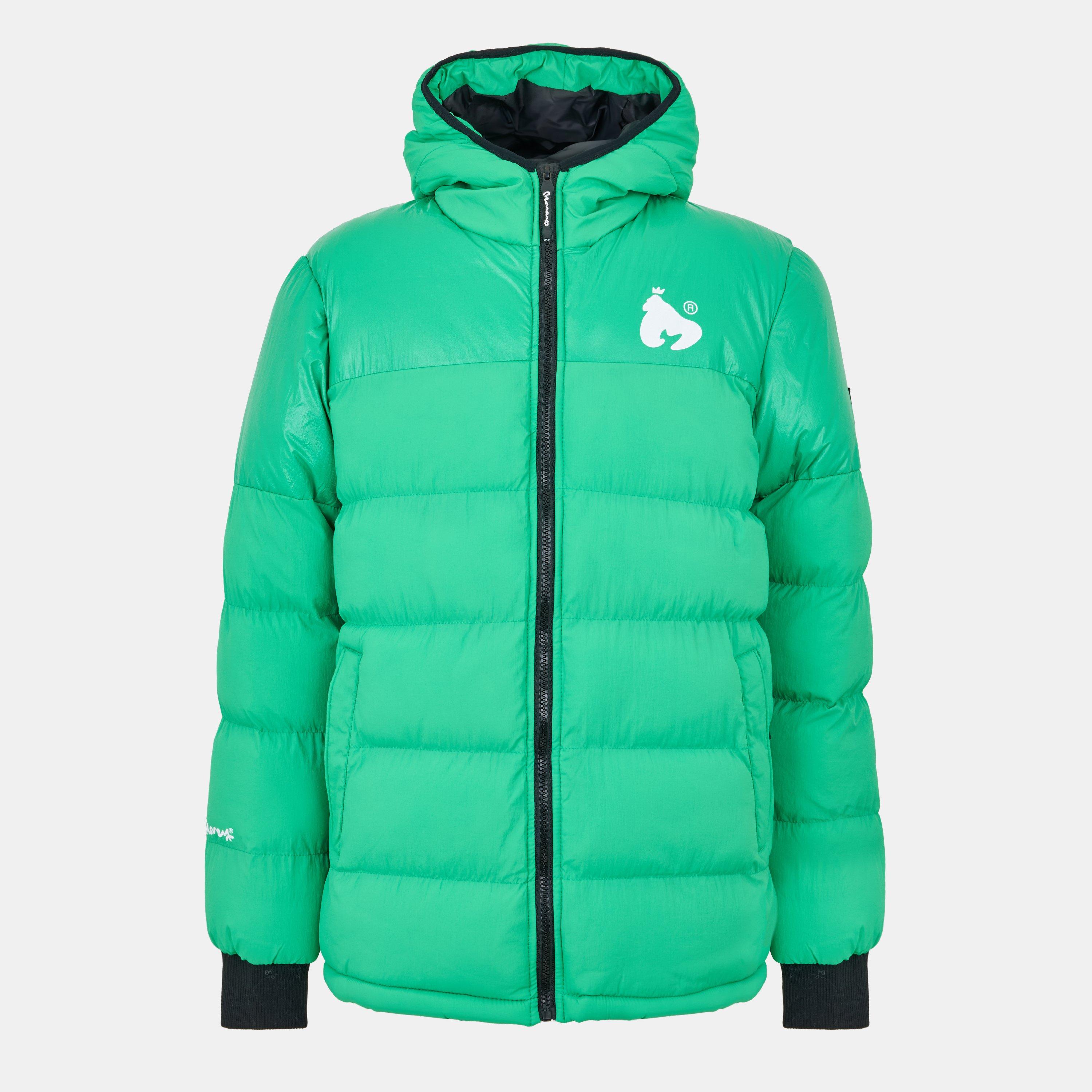 Green - Money - Men's Intercity Water & Wind Resistant Quilted Medium Puffer Jacket - 1