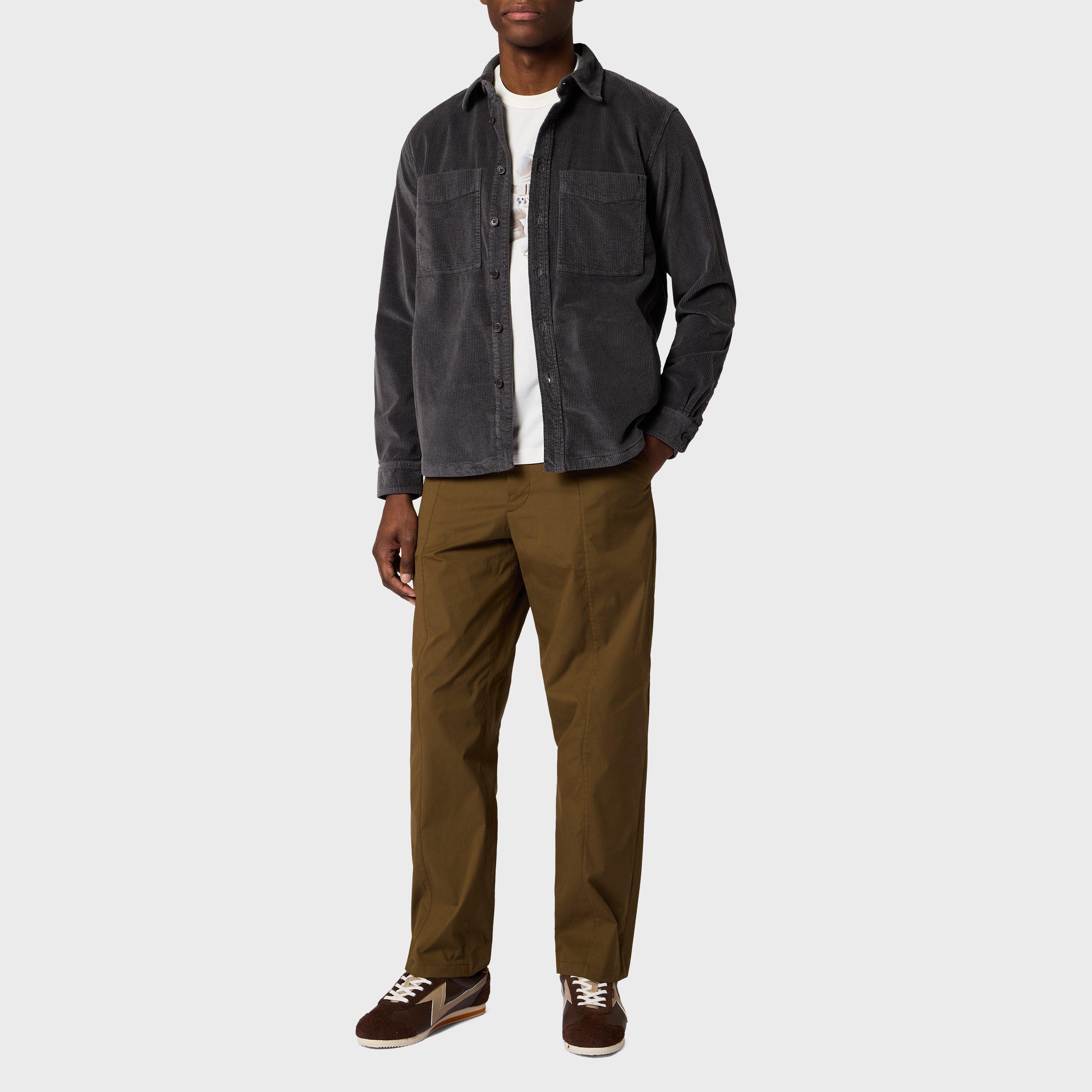 Grey 76 - PS Paul Smith - Men's Cord Pocket Overshirt - 4