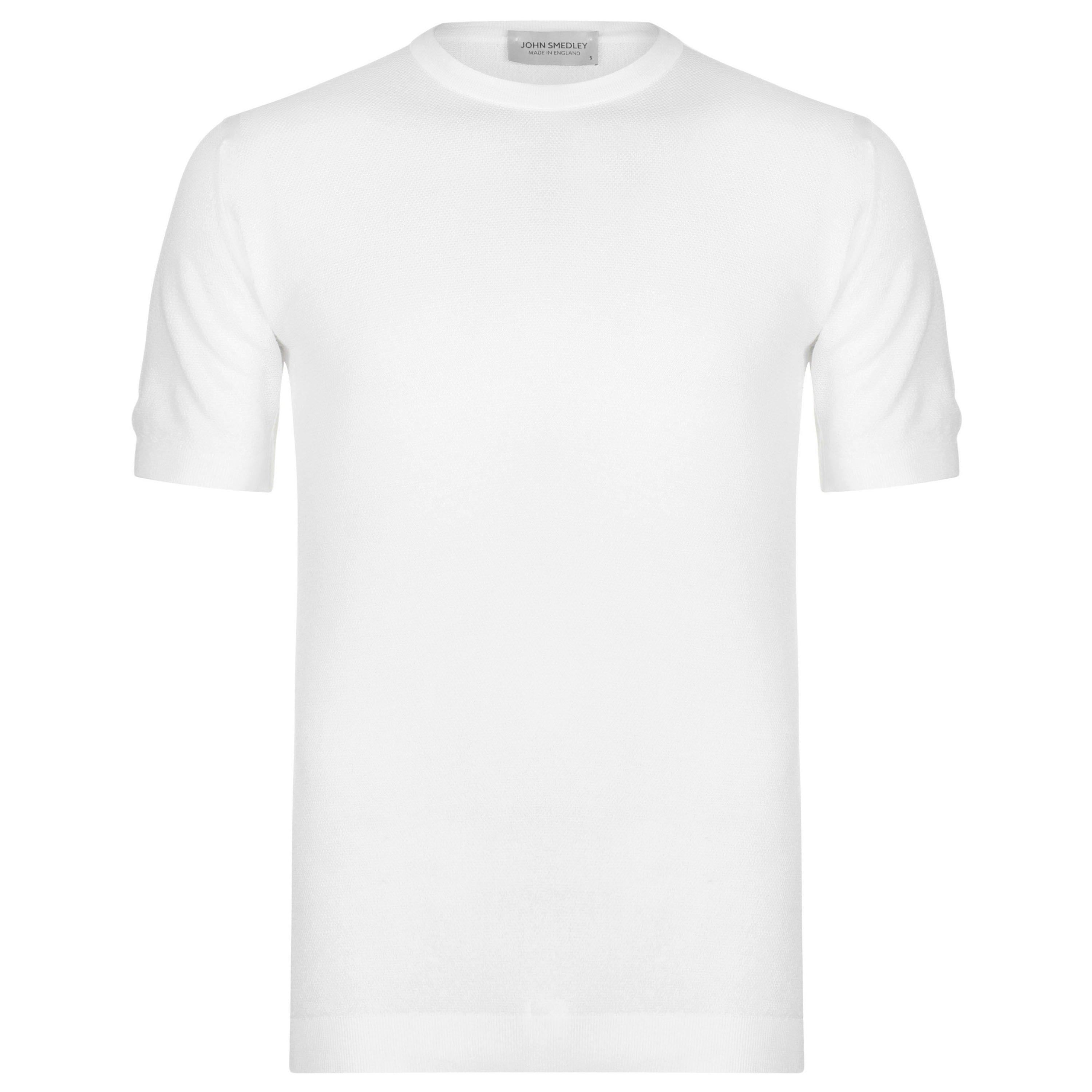 White - John Smedley - Park T Shirt - 5