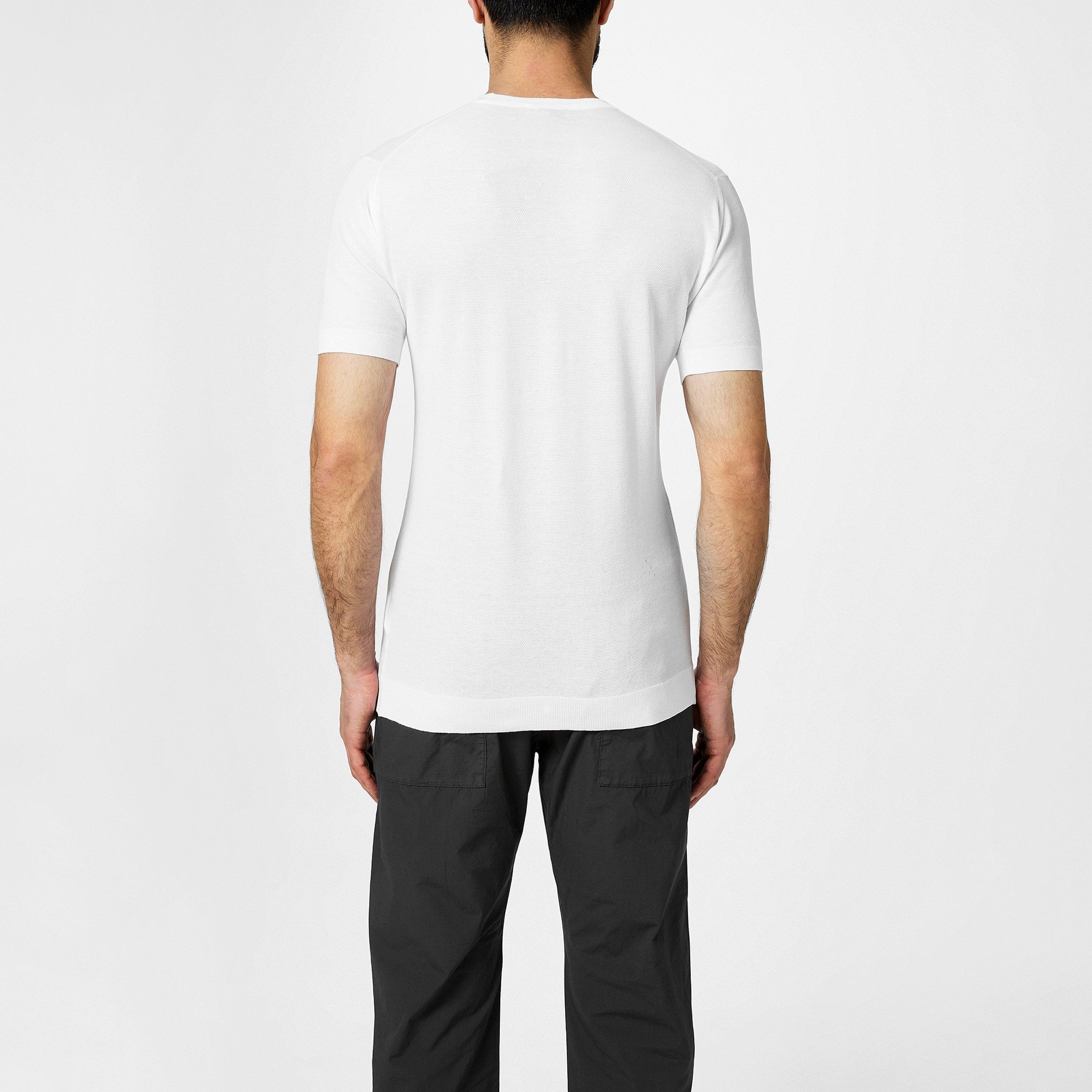 White - John Smedley - Park T Shirt - 3