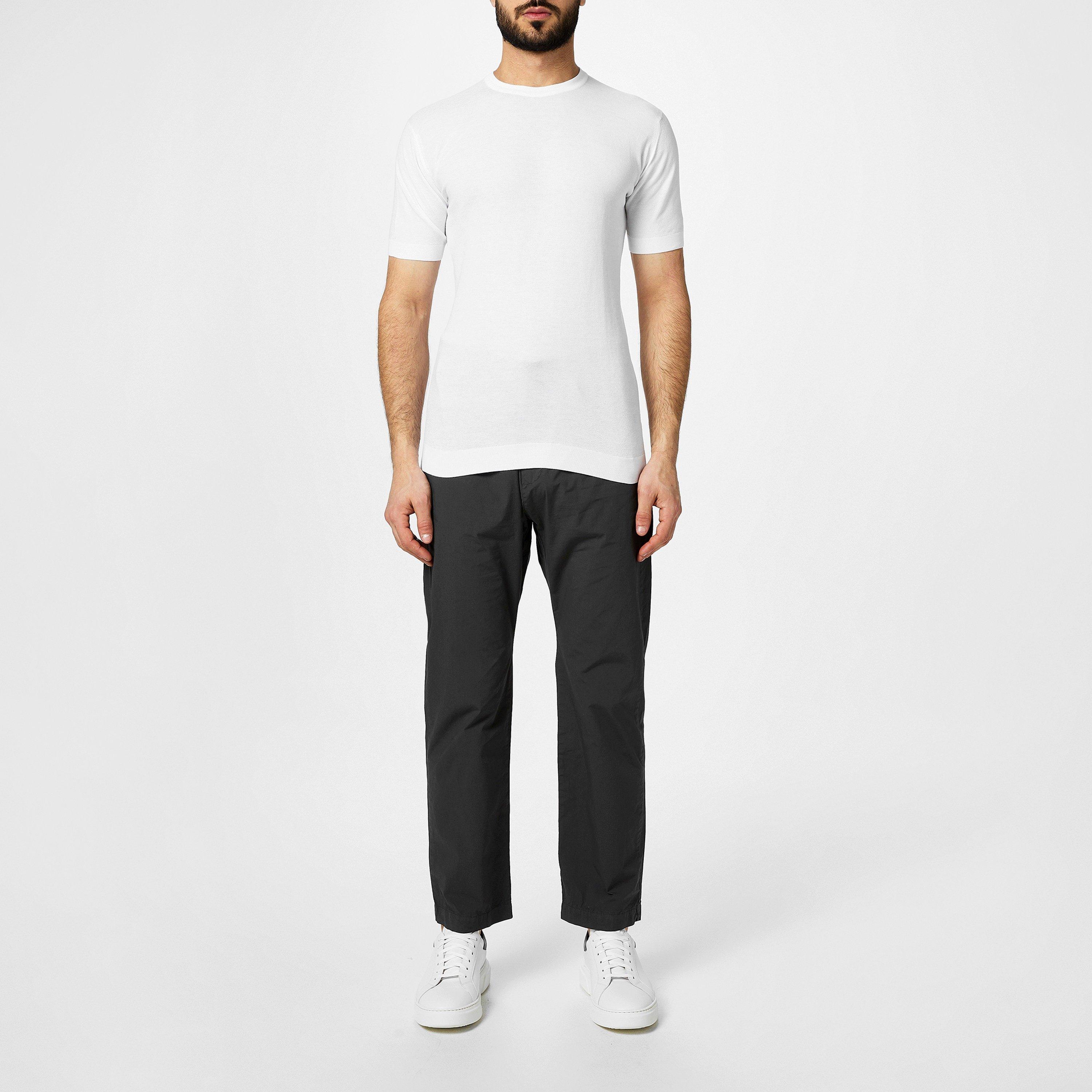 White - John Smedley - Park T Shirt - 4