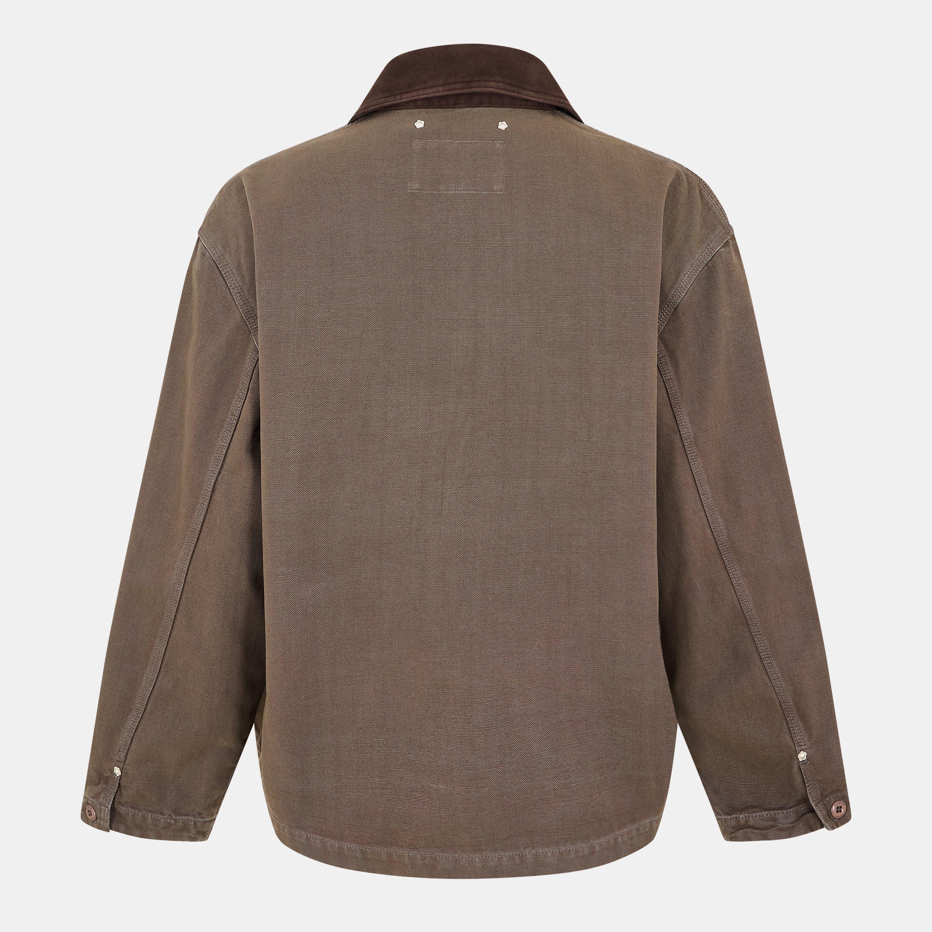 Taupe 92 - Kenzo - Men's Workwear Harrington Jacket - 2