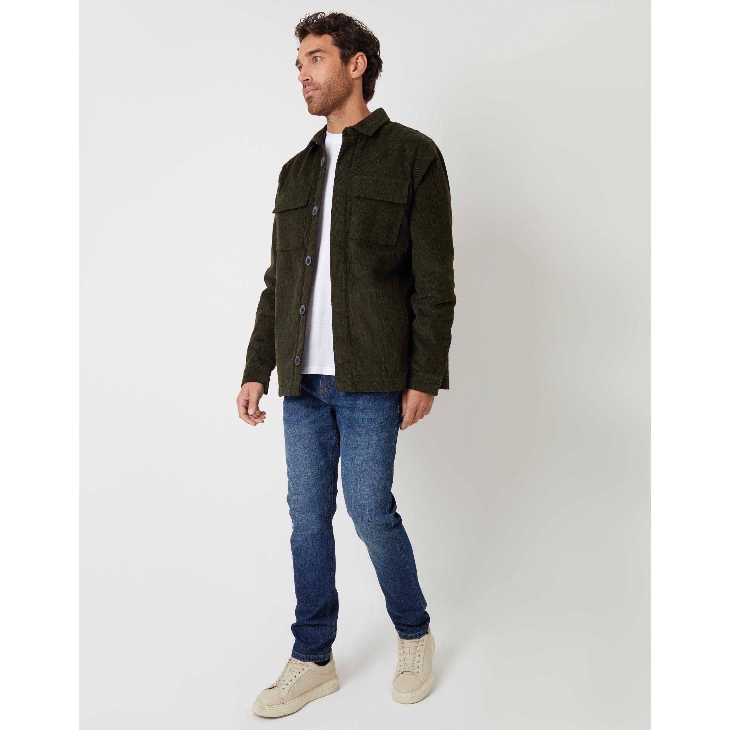 Dark Forest - Threadbare - Cordline Textured Insulated Shearling Jacket - 2