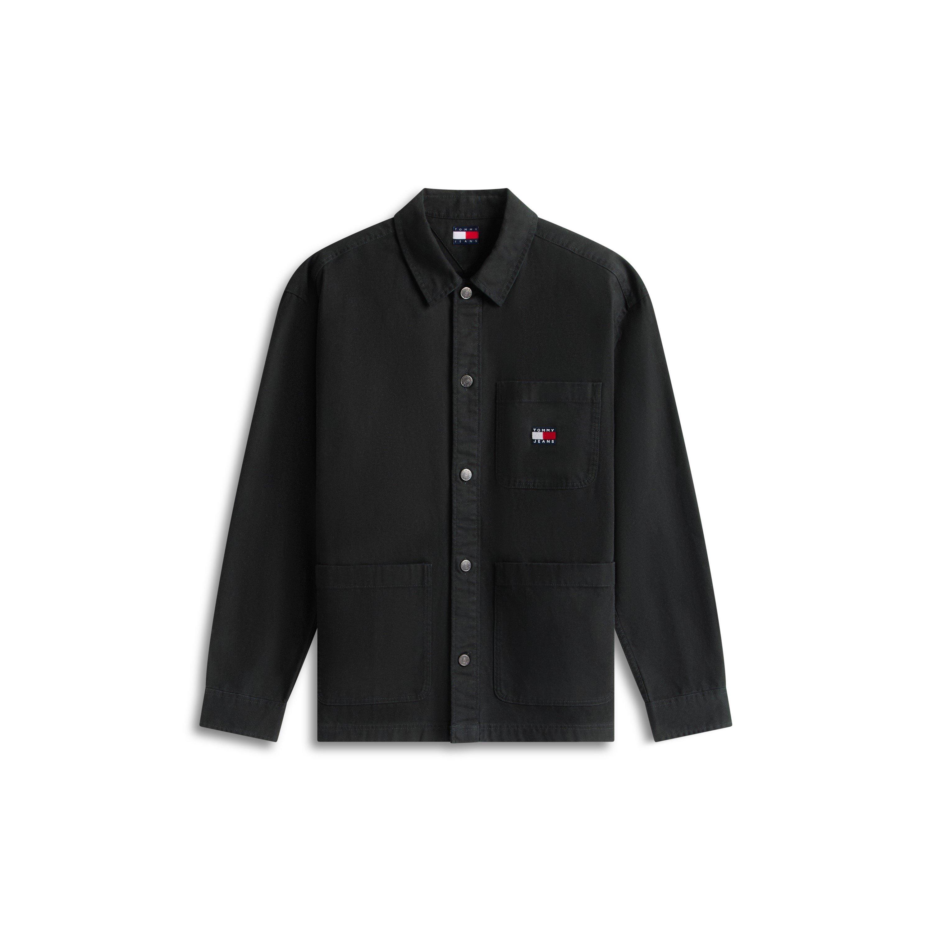 Tommy Jeans Men's Overshirt - Black - 2XL
