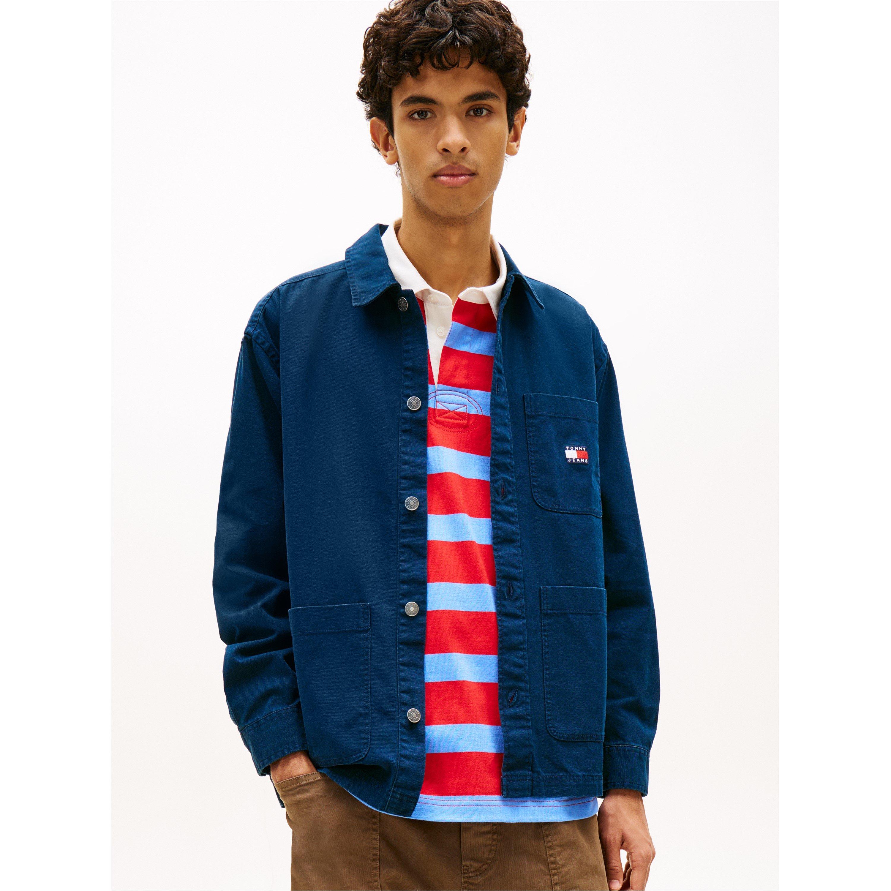 Dark Night Navy - Tommy Jeans - Men's Overshirt - 2