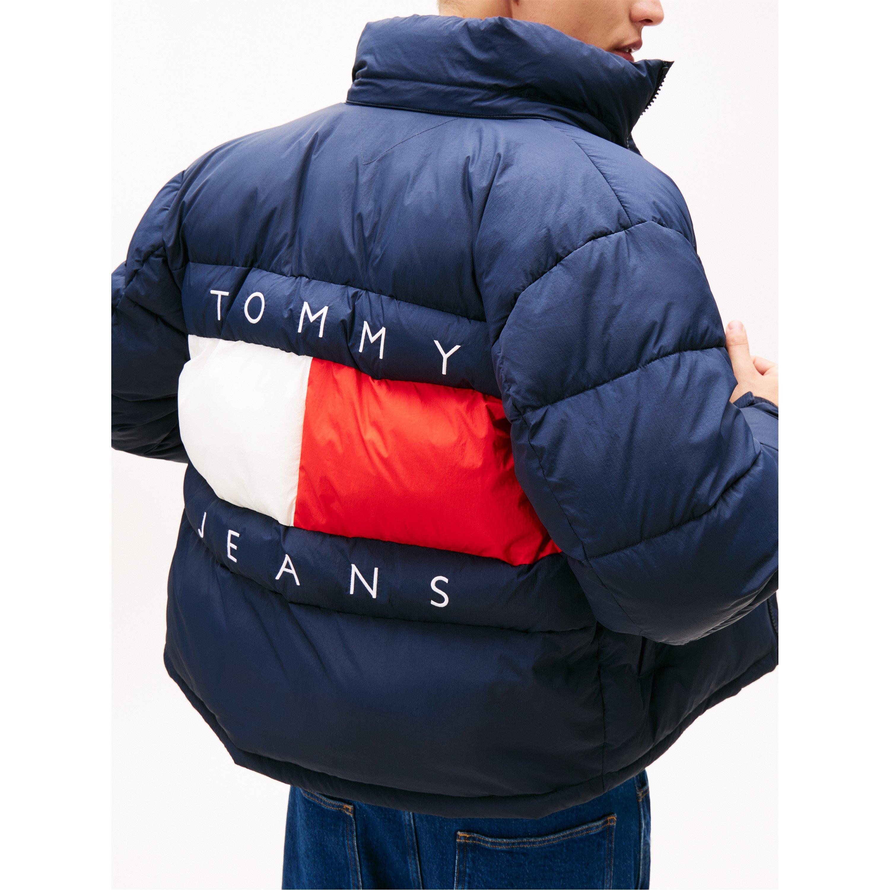 Night Navy - Tommy Jeans - TJ Esstl Flag Puffer Sn61 - 3