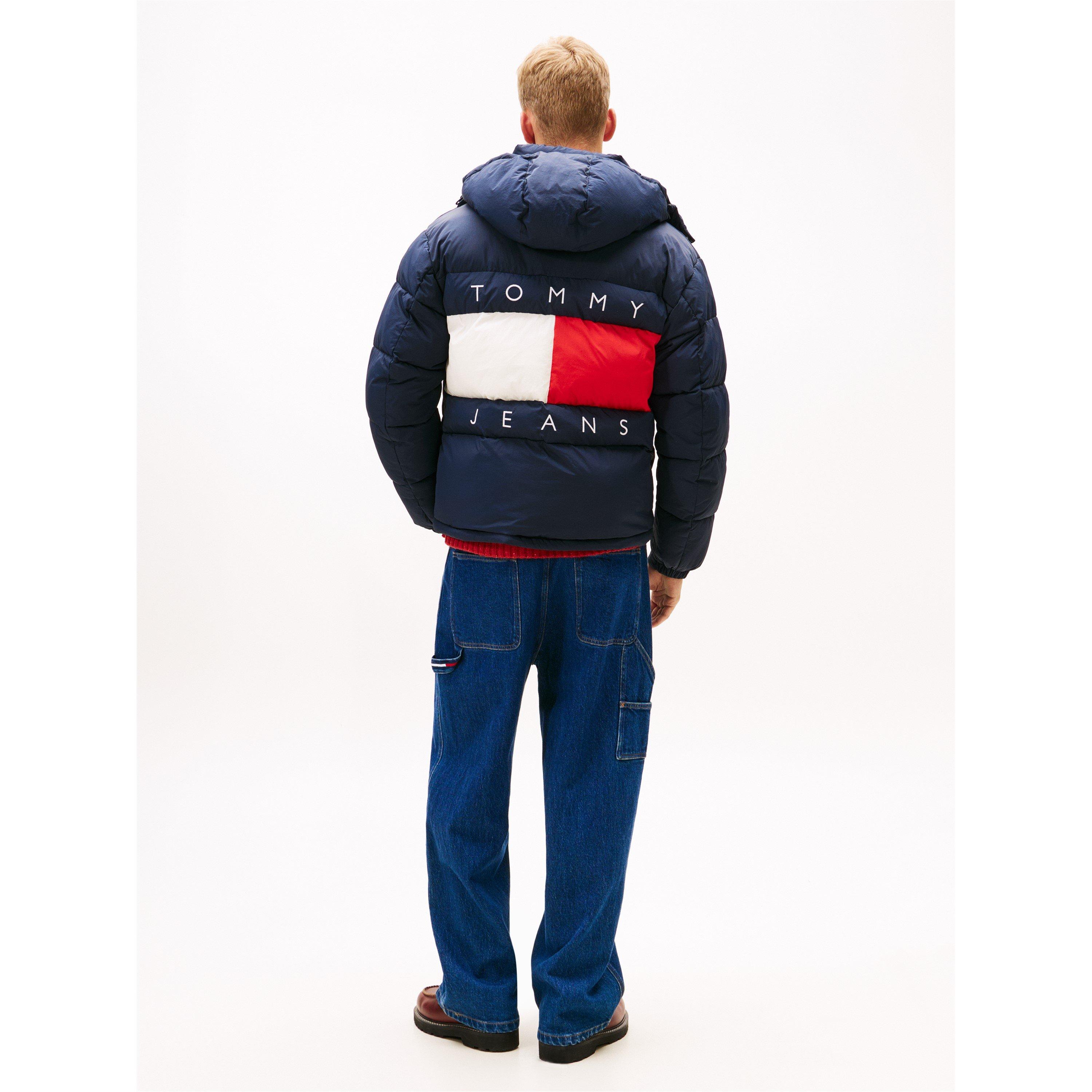 Night Navy - Tommy Jeans - TJ Esstl Flag Puffer Sn61 - 5