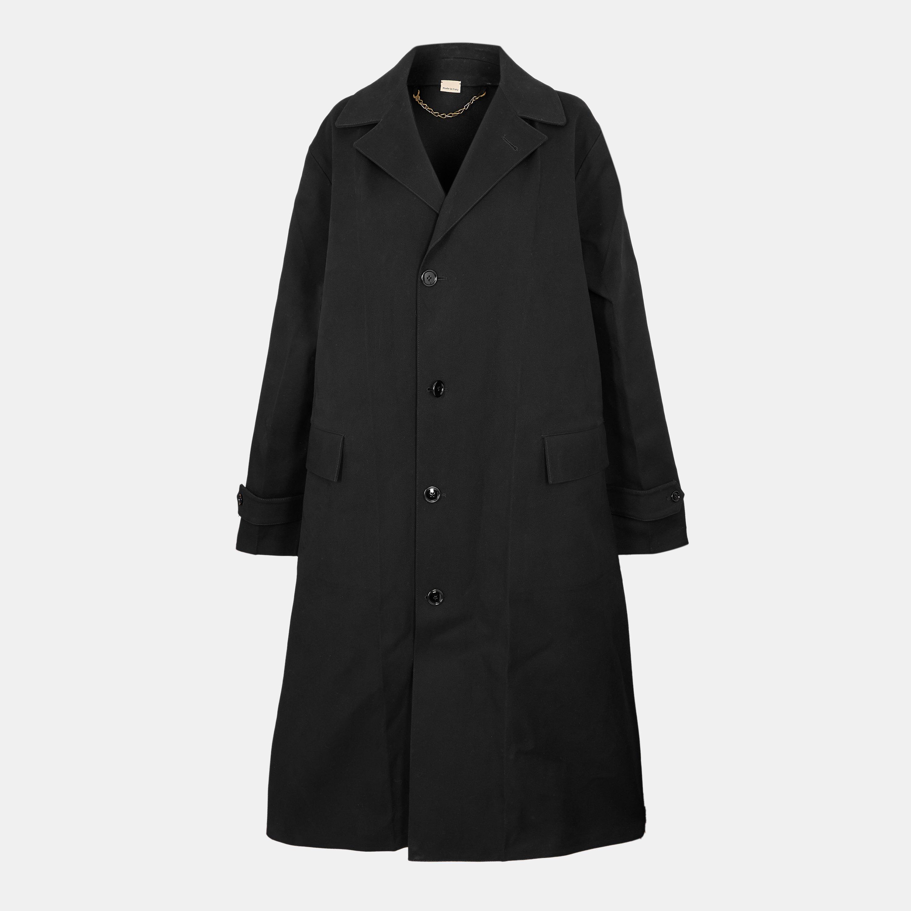 Black/Mix - Gucci - Men's Water-Resistant Double-Breasted Trench Coat - 1