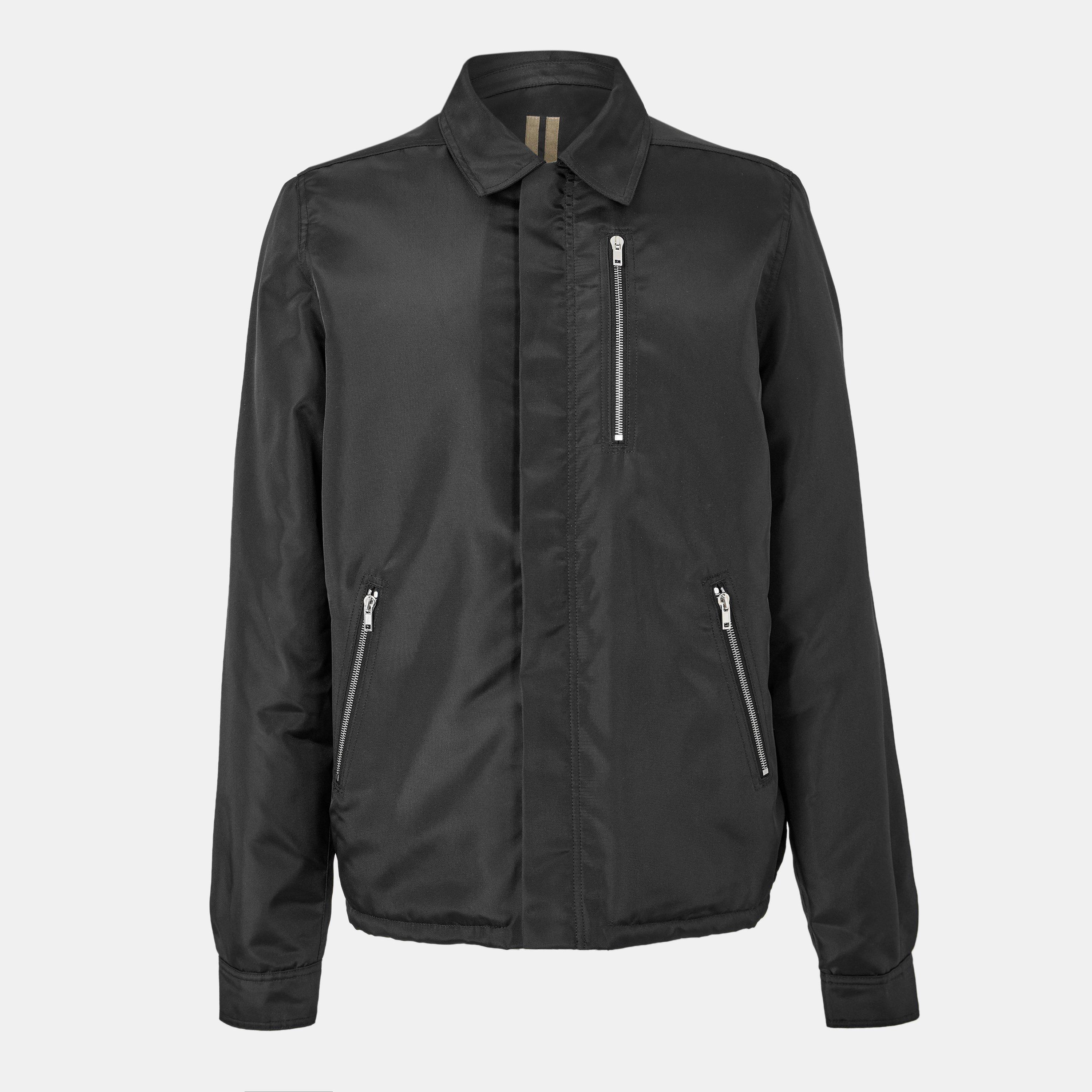 Black 09 - Rick Owens Drkshdw - Men's Structural Overshirt - 1