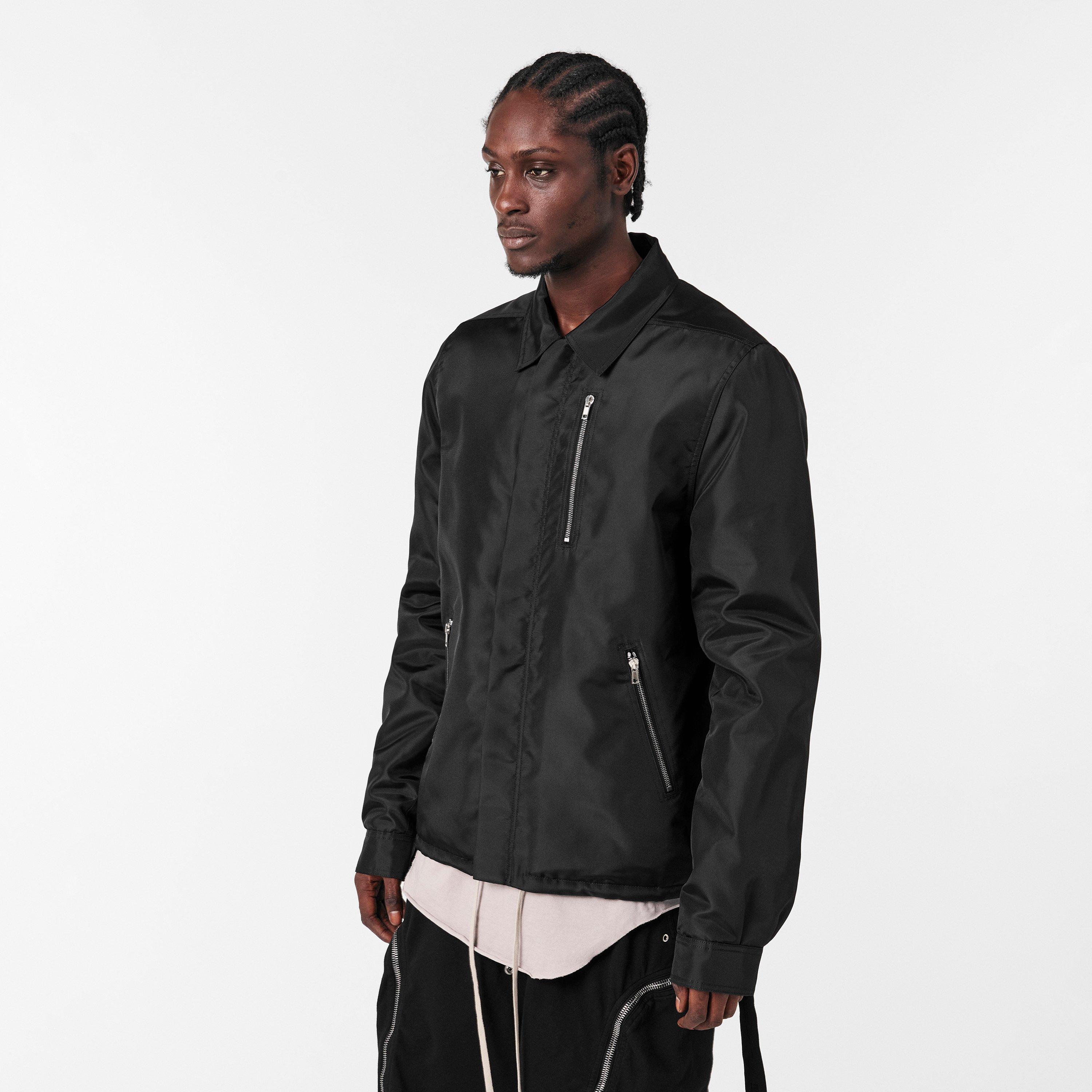 Black 09 - Rick Owens Drkshdw - Men's Structural Overshirt - 3