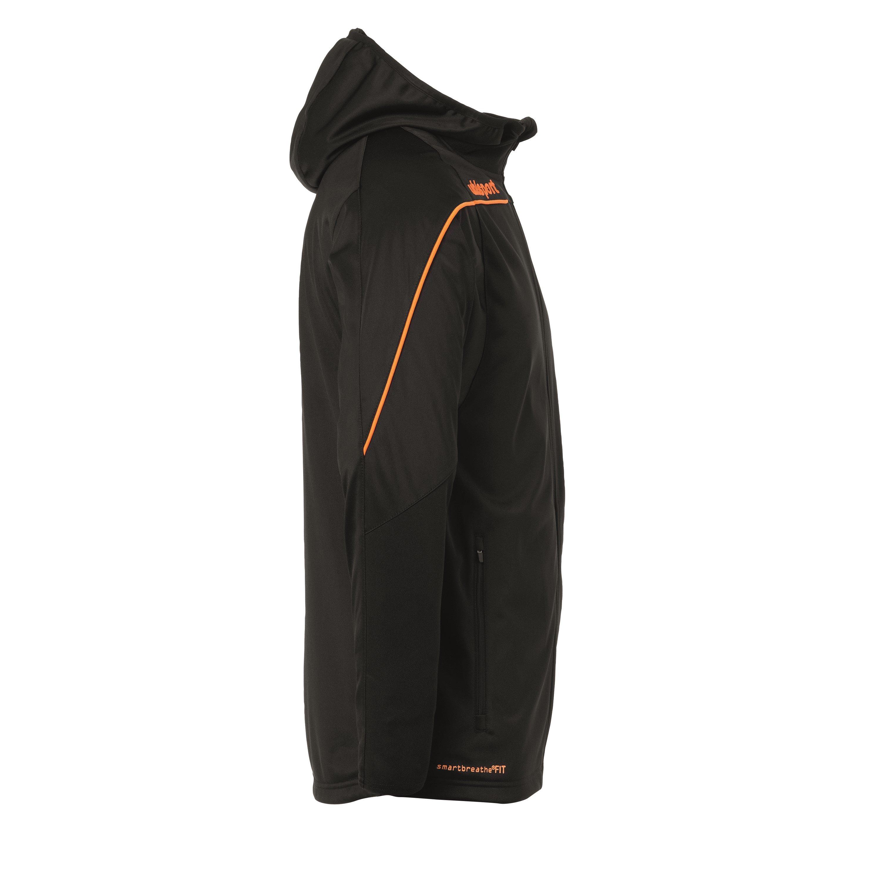 Black/Orange - Uhlsport - Men's  Stream 22 Performance Training Jacket - 4