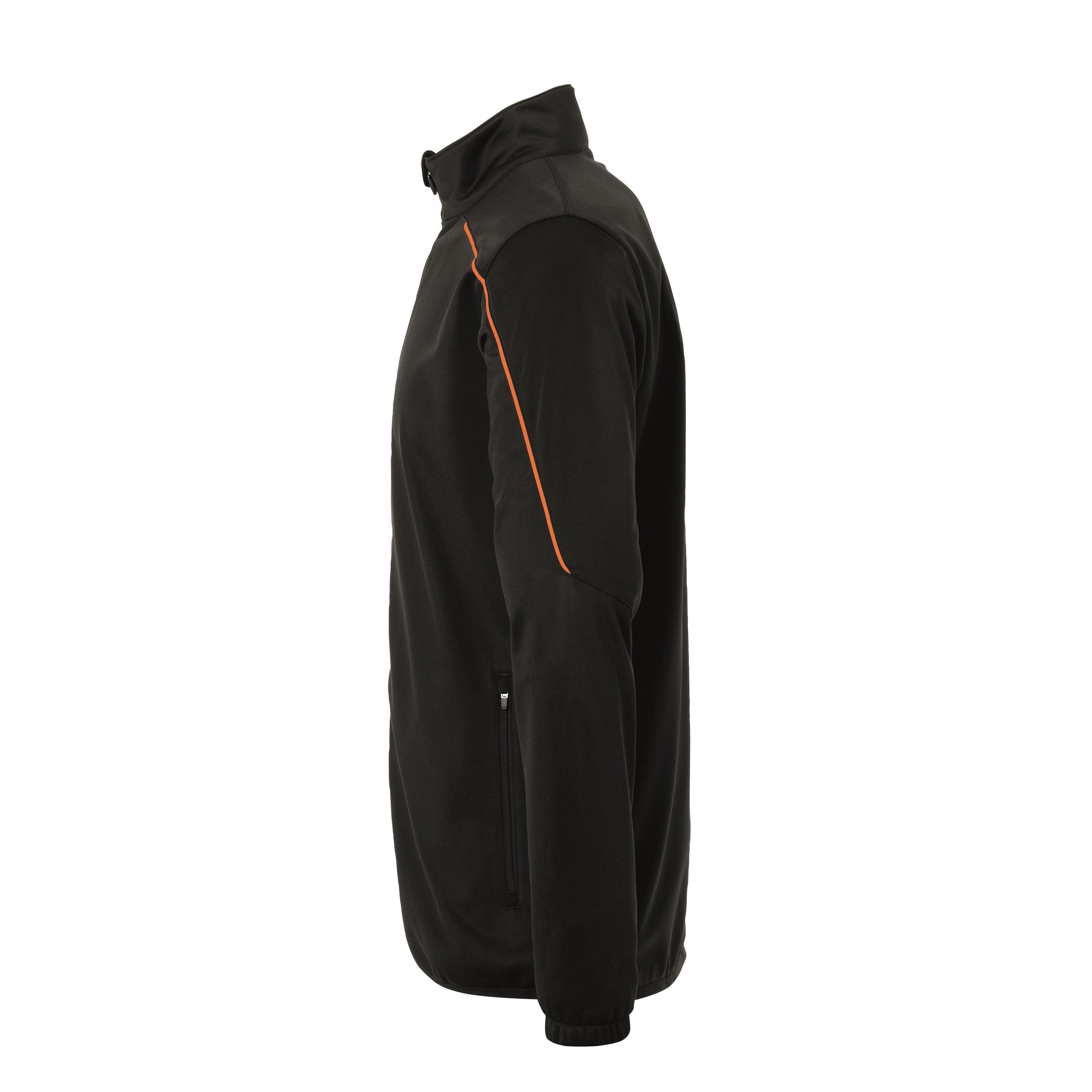 Black/Orange - Uhlsport - Men's Stream 22 Classic Moisture-Wicking Performance Training Jacket - 2