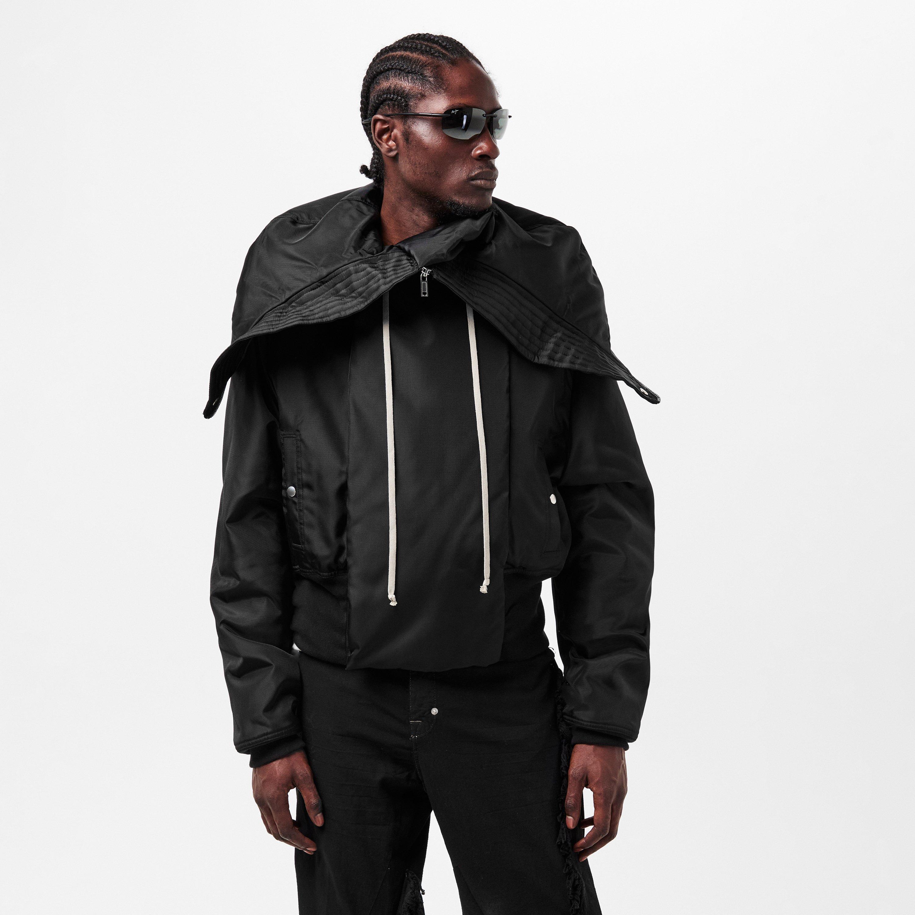 Black 09 - Rick Owens Drkshdw - Men's Alice Roomy Fit Structured Parka - 3
