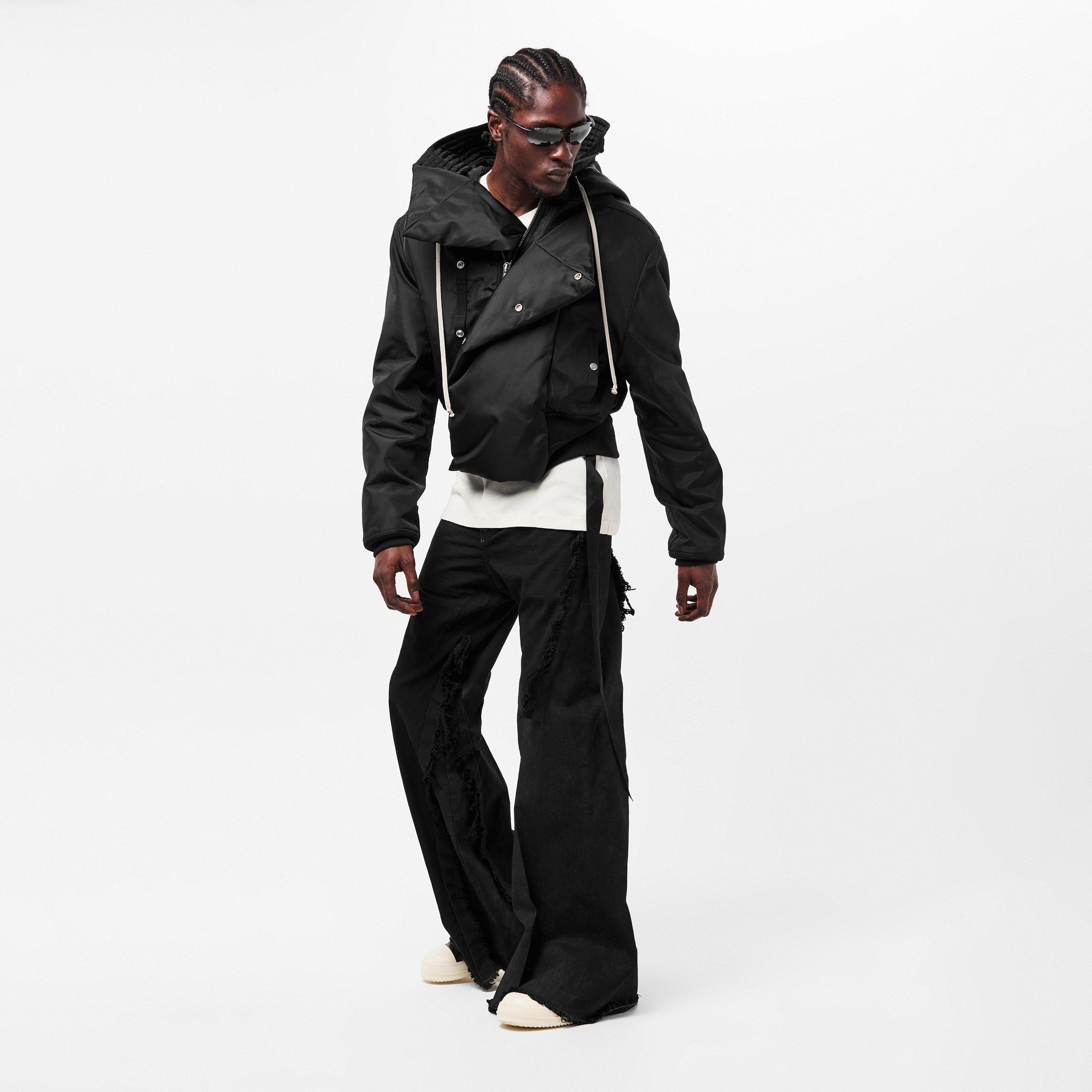 Black 09 - Rick Owens Drkshdw - Men's Alice Roomy Fit Structured Parka - 6