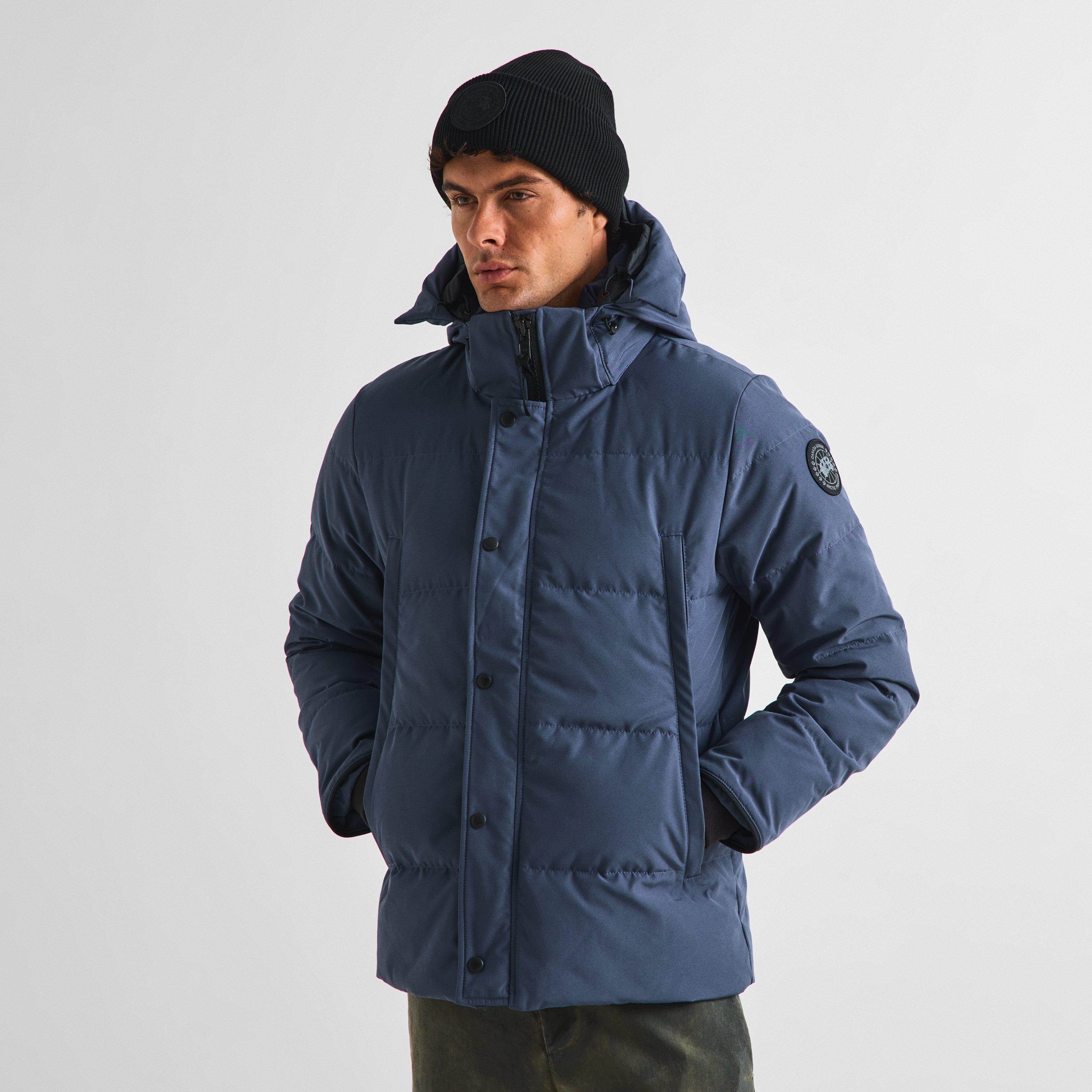 Dusk Blue 9128 - Canada Goose - Men's Wyndham  Water Resistant Duck Down Slim Fit Parka - 3