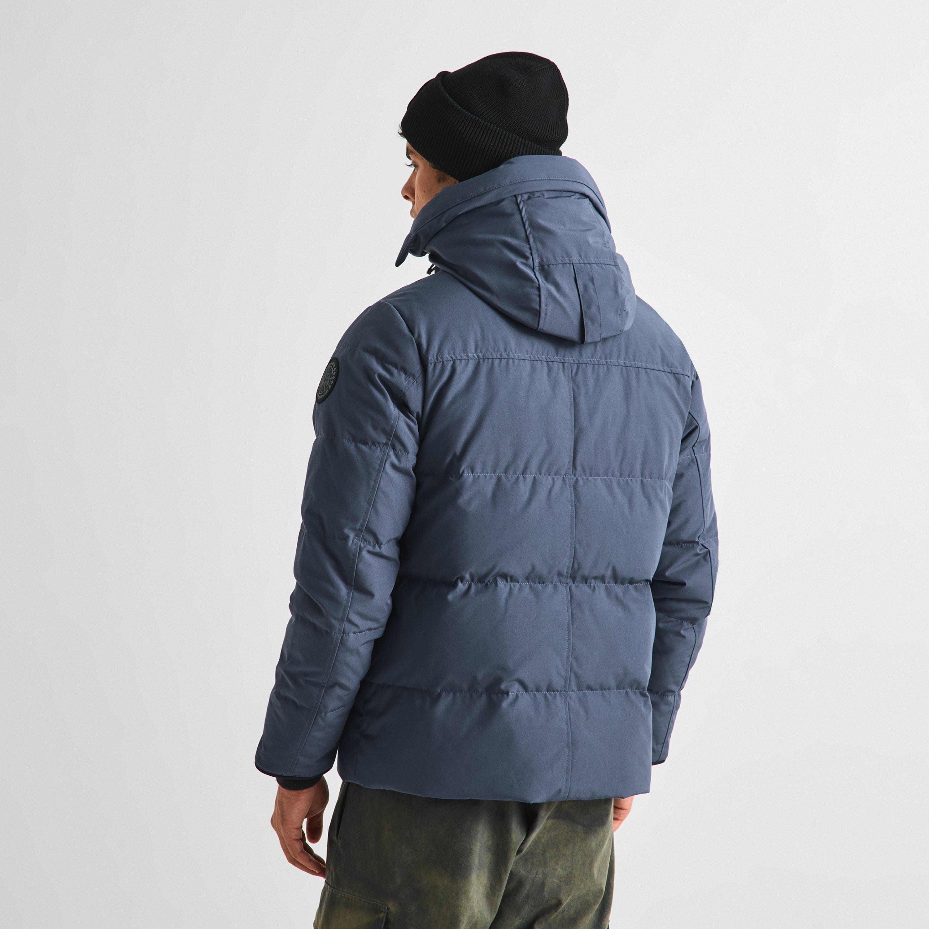 Dusk Blue 9128 - Canada Goose - Men's Wyndham  Water Resistant Duck Down Slim Fit Parka - 4