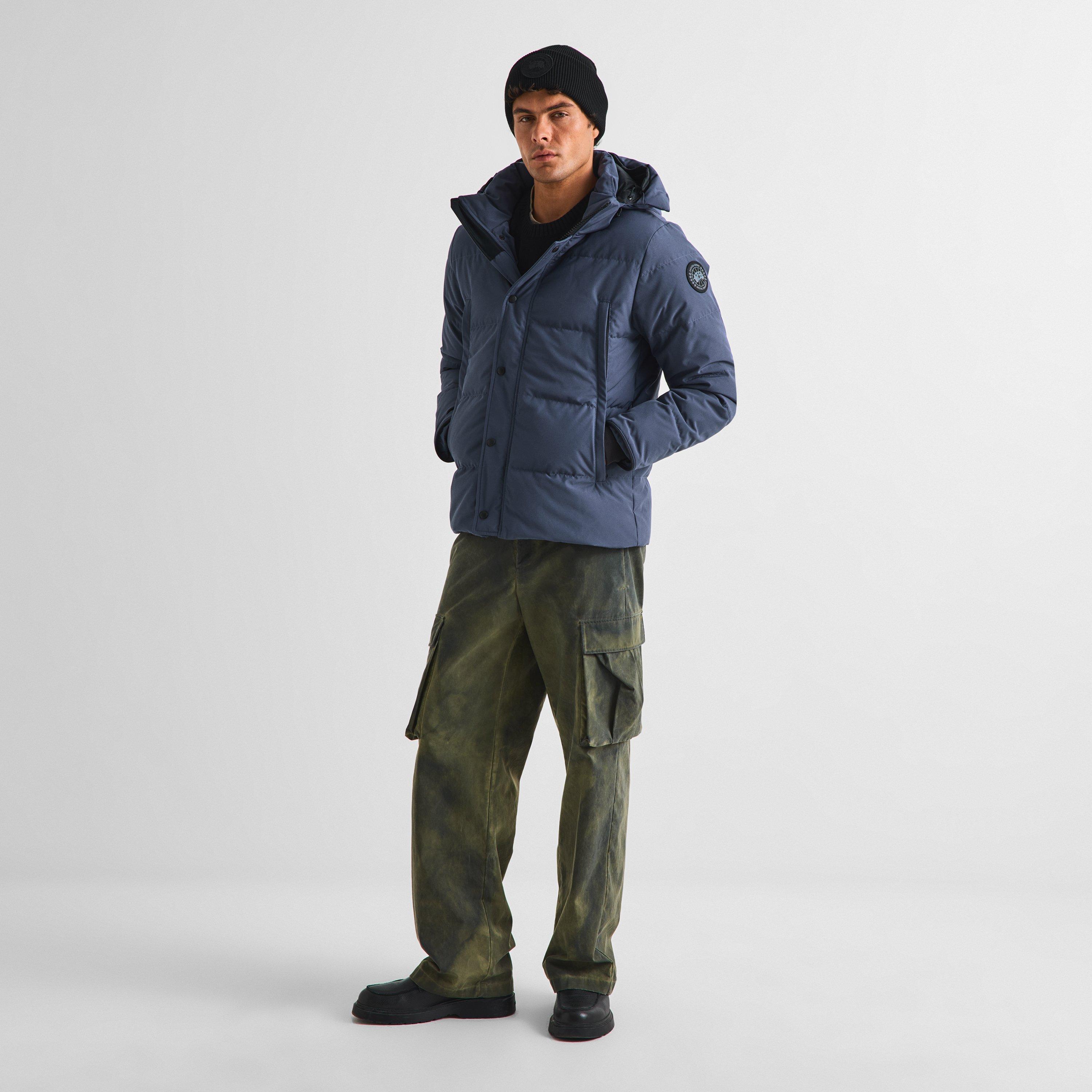 Dusk Blue 9128 - Canada Goose - Men's Wyndham  Water Resistant Duck Down Slim Fit Parka - 6