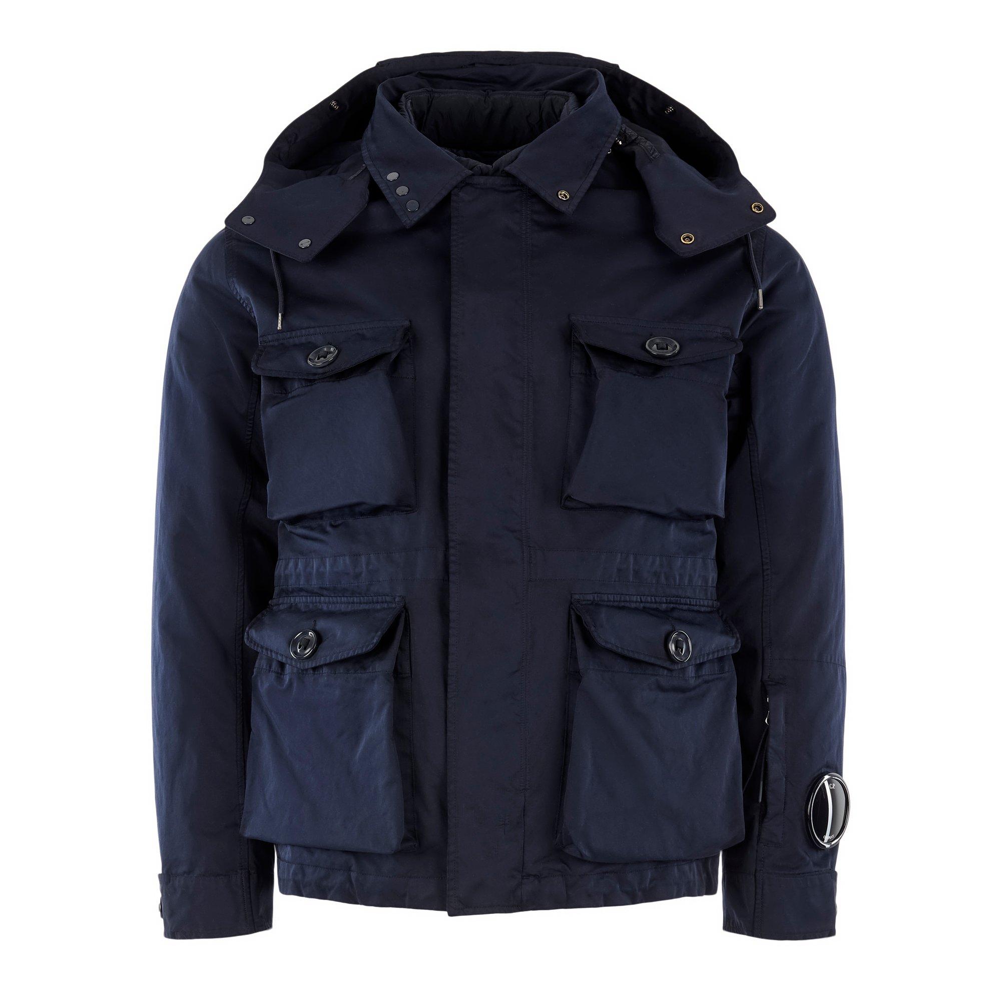 Ttl Eclipse 888 - CP Company - Men's Mille Micro Hooded Long Sleeve Zip Parka - 3